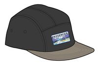 Love The Wild 5 Panel Cap - Black - Image 7