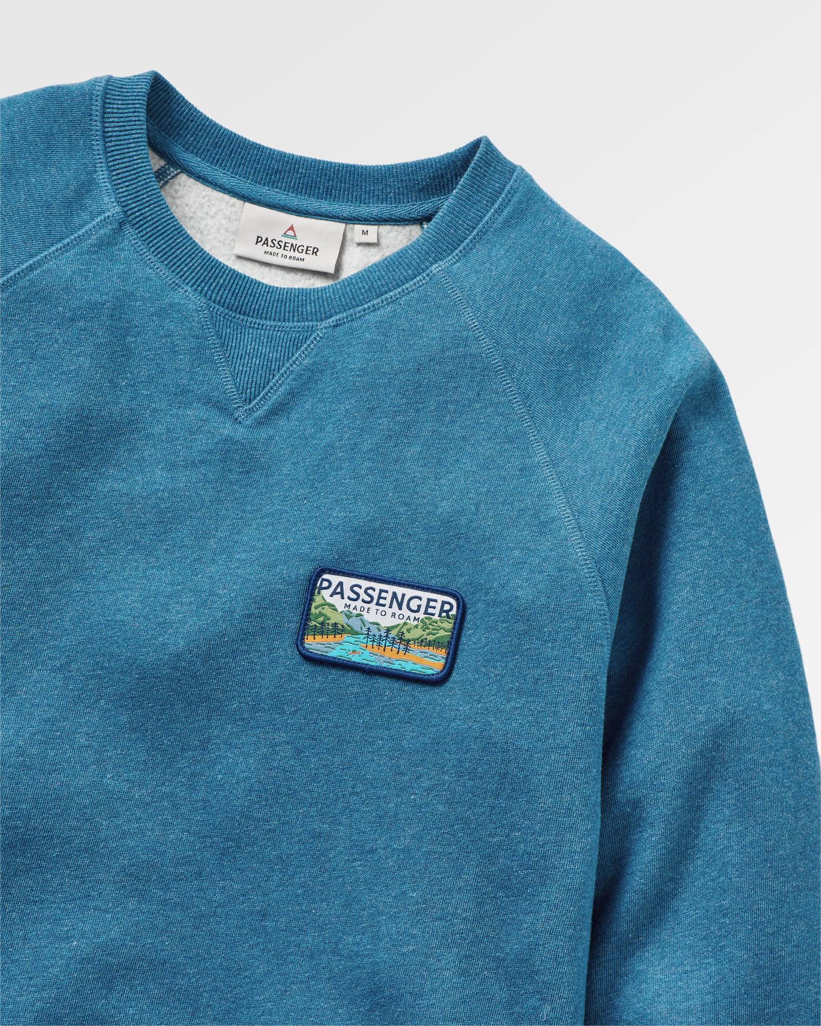 Love The Wild Sweatshirt - Blue Steel Marl - Image 5