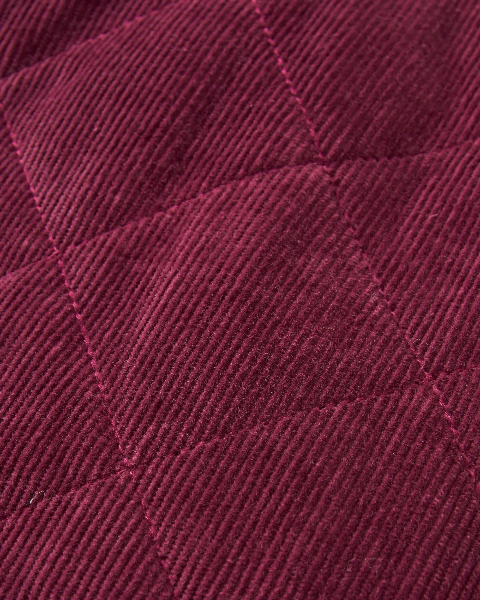 Lucia Quilted Cord Jacket - Fig - Image 3