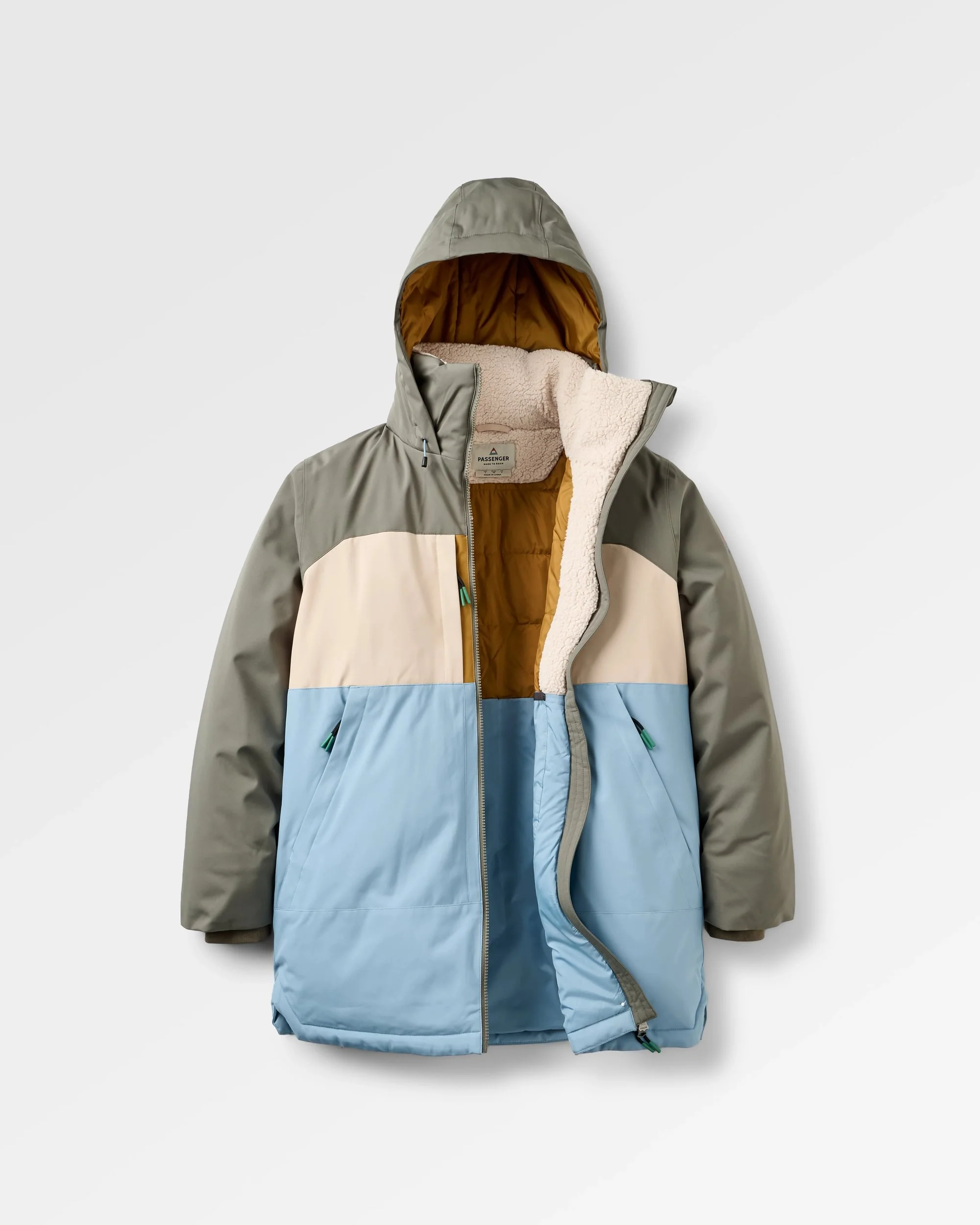 Lumi Insulated Parka - Faded Denim - Image 2