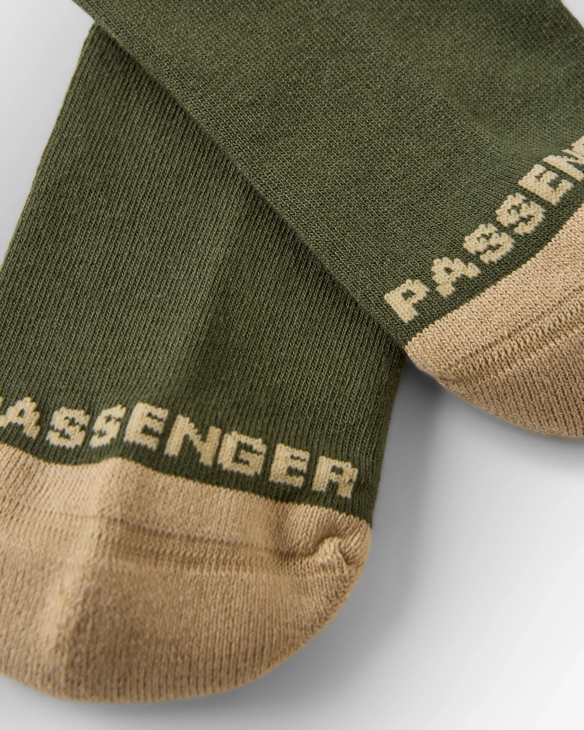 Made to Roam Graphic Crew Socks - Khaki - Image 5