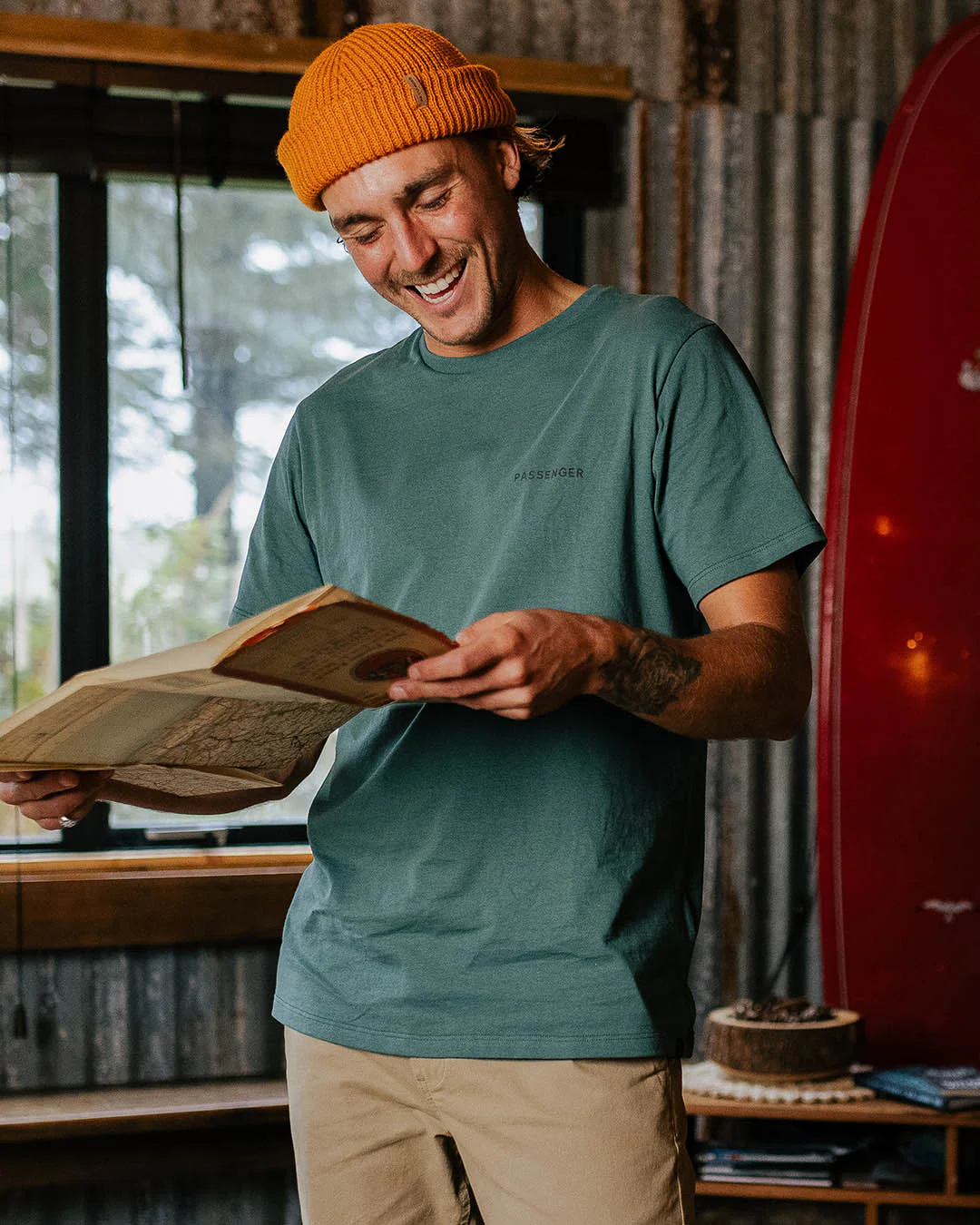 Made To Roam T-Shirt - Deep Ocean - Image 7