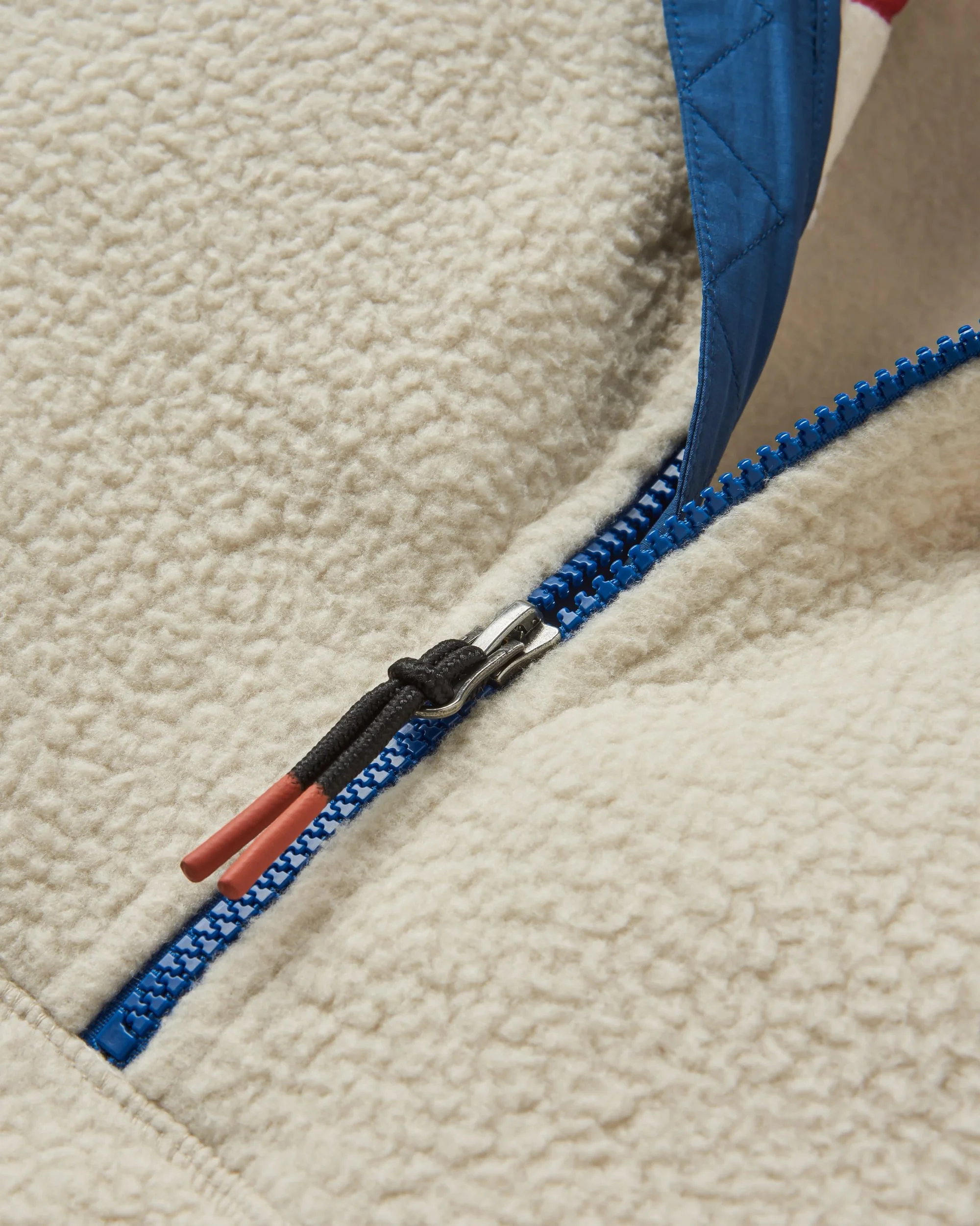 Maine 1/2 Zip Sherpa Fleece - Oatmeal - Image 7