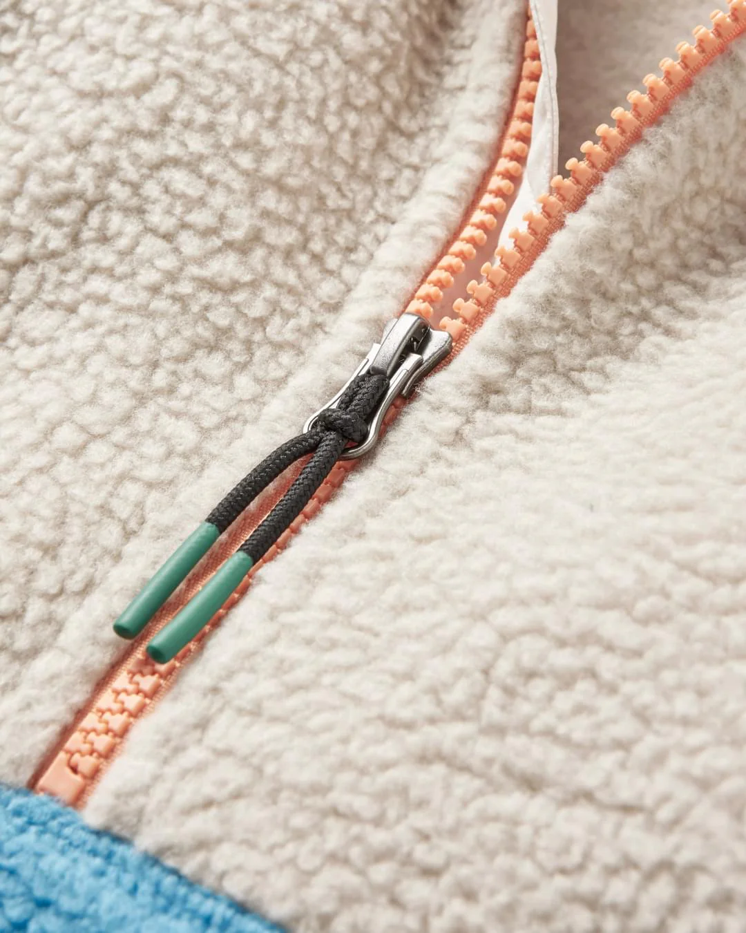 Maine 1/2 Zip Sherpa Fleece - Atlantic Blue - Image 9