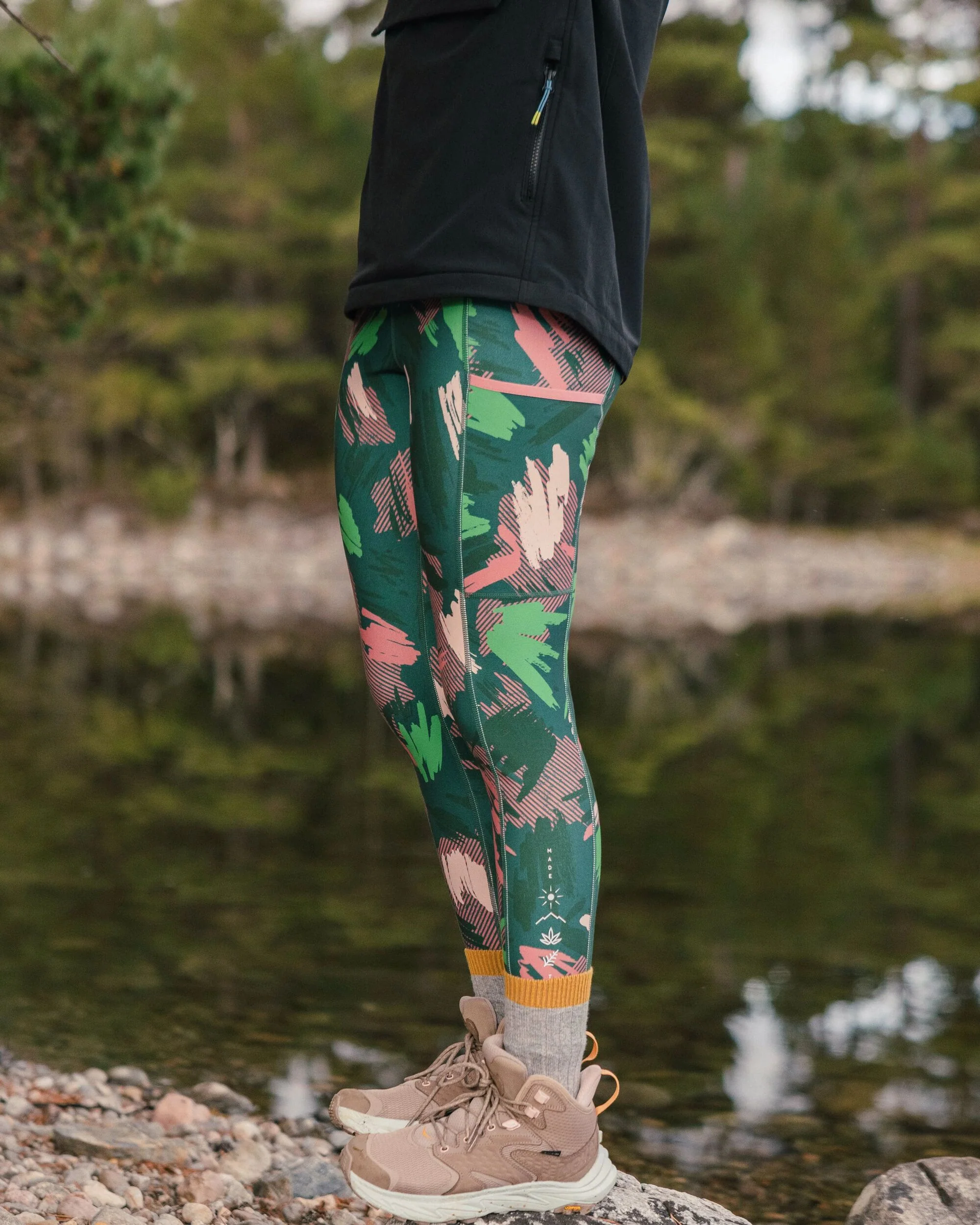 Mantra Active Legging - Abstract Mountain Fir Tree - Image 3