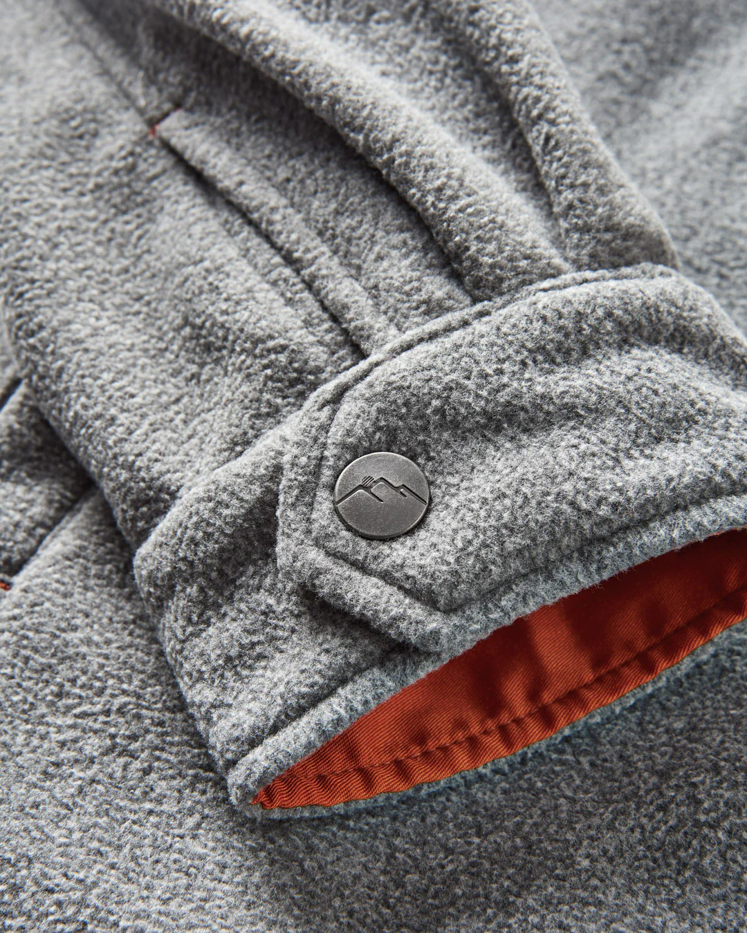 Maple Polar Fleece Shirt - Grey Marl - Image 3