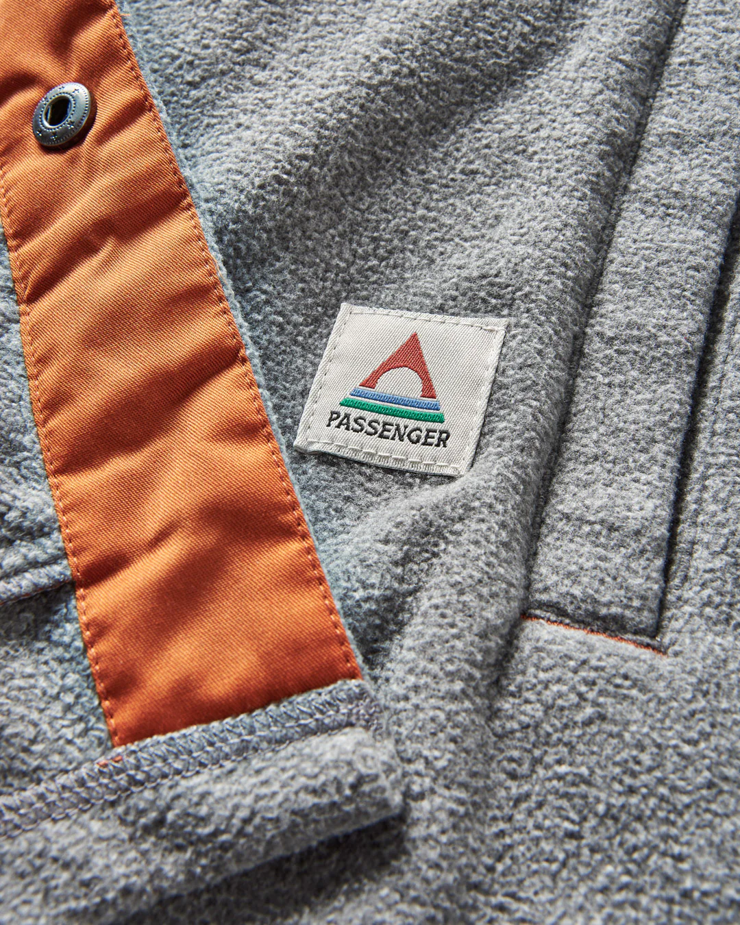 Maple Polar Fleece Shirt - Grey Marl - Image 4