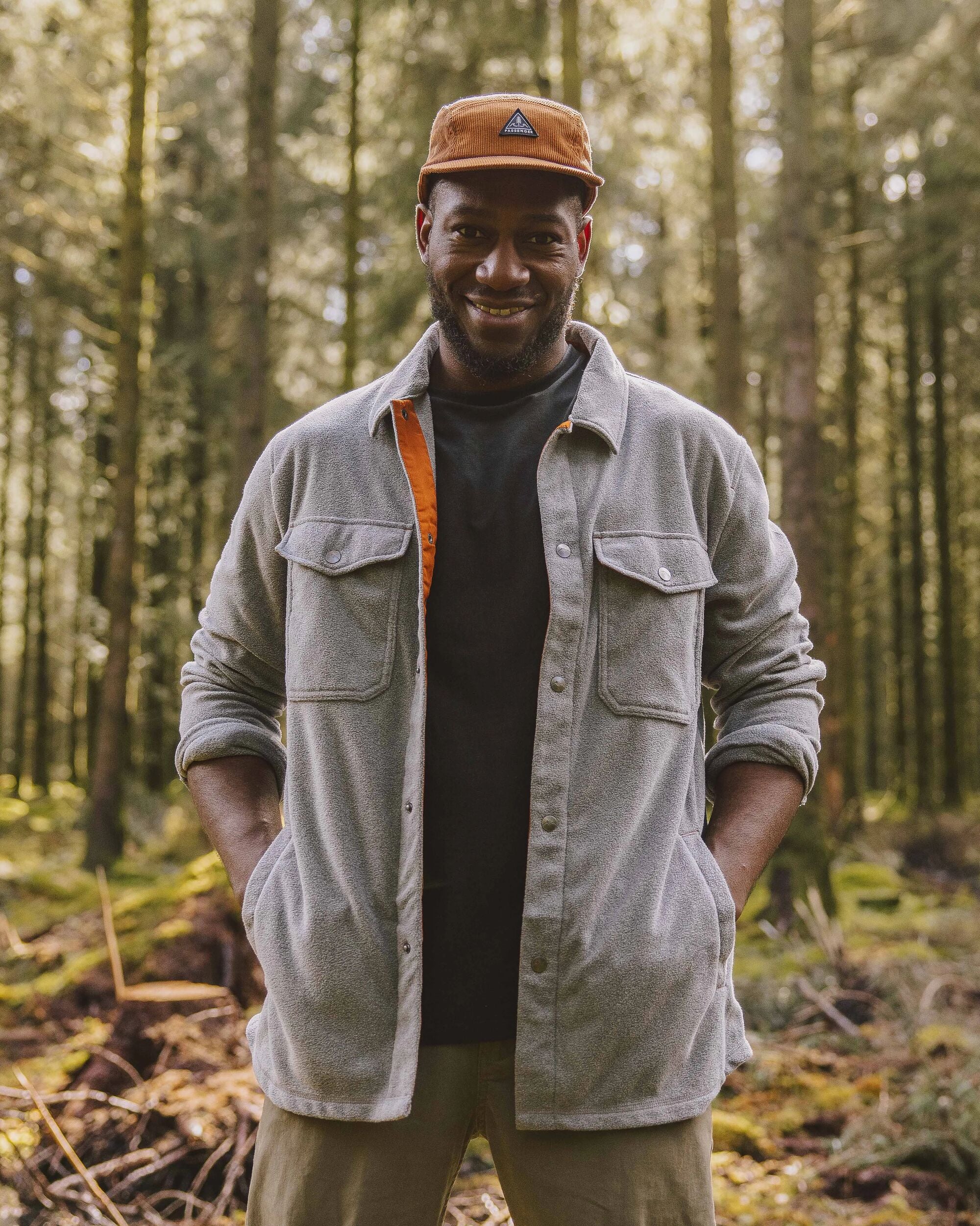 Maple Polar Fleece Shirt - Grey Marl 2 - Image 4
