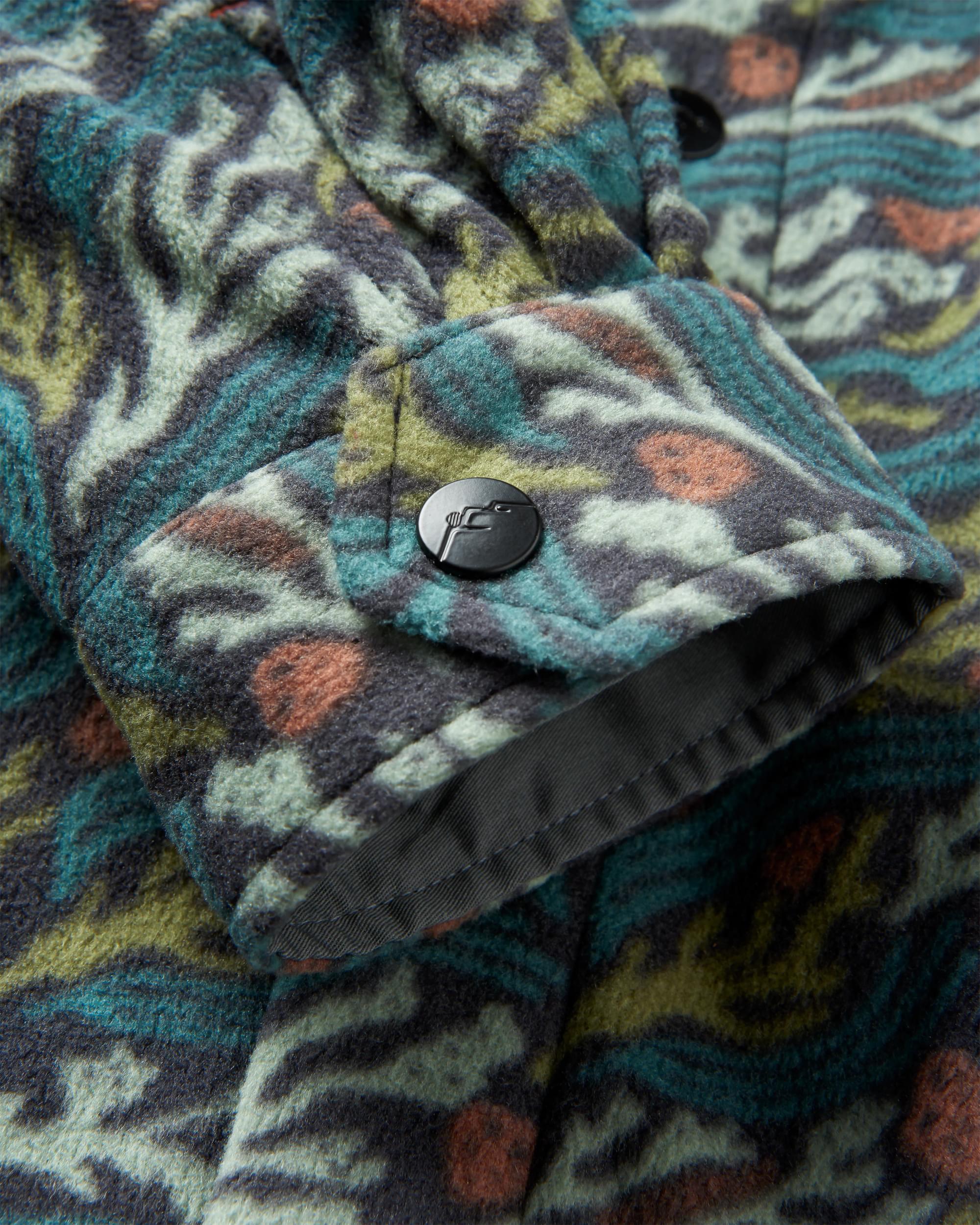 Maple Polar Fleece Shirt - Ocean Current Black - Image 13