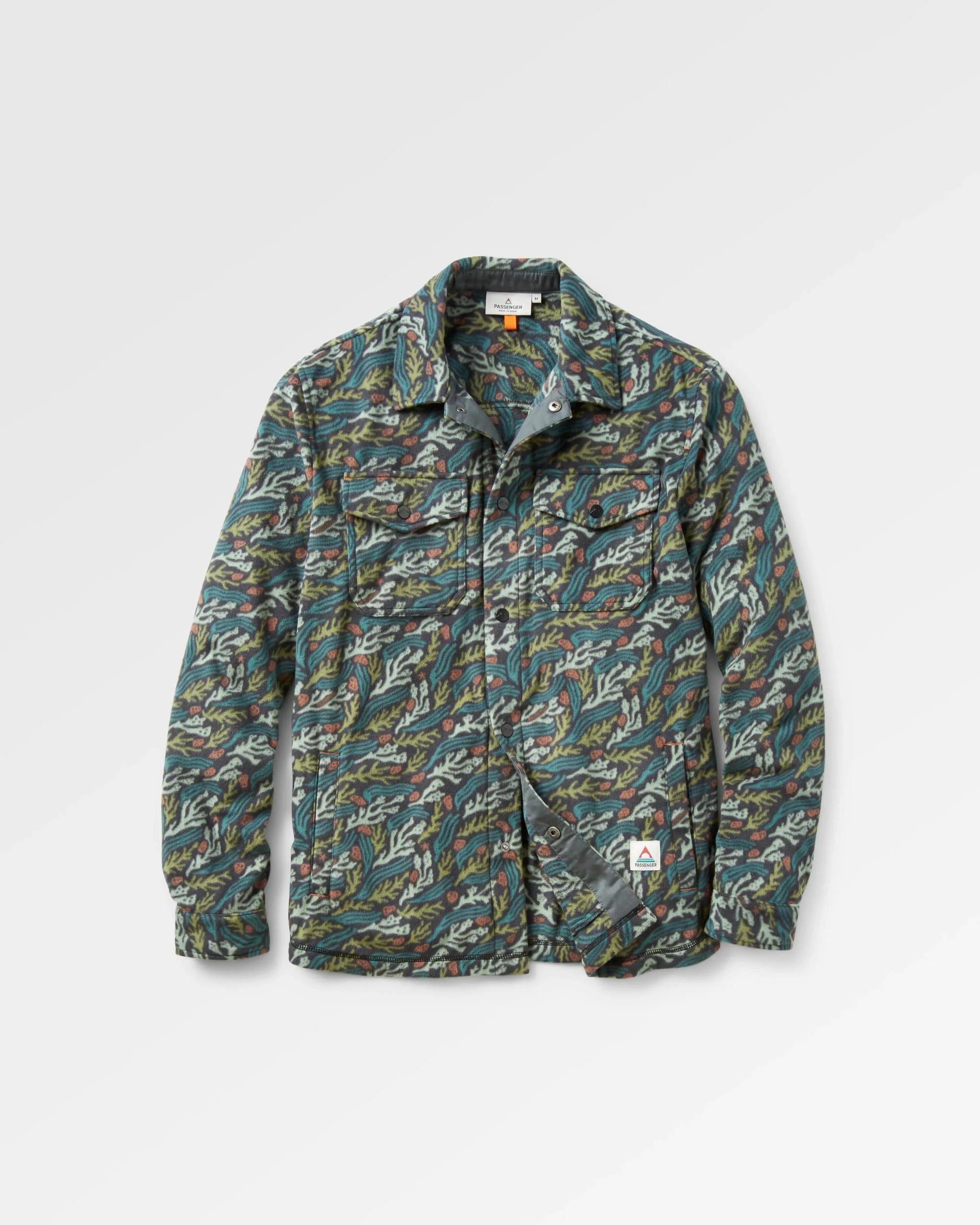 Maple Polar Fleece Shirt - Ocean Current Black - Image 2