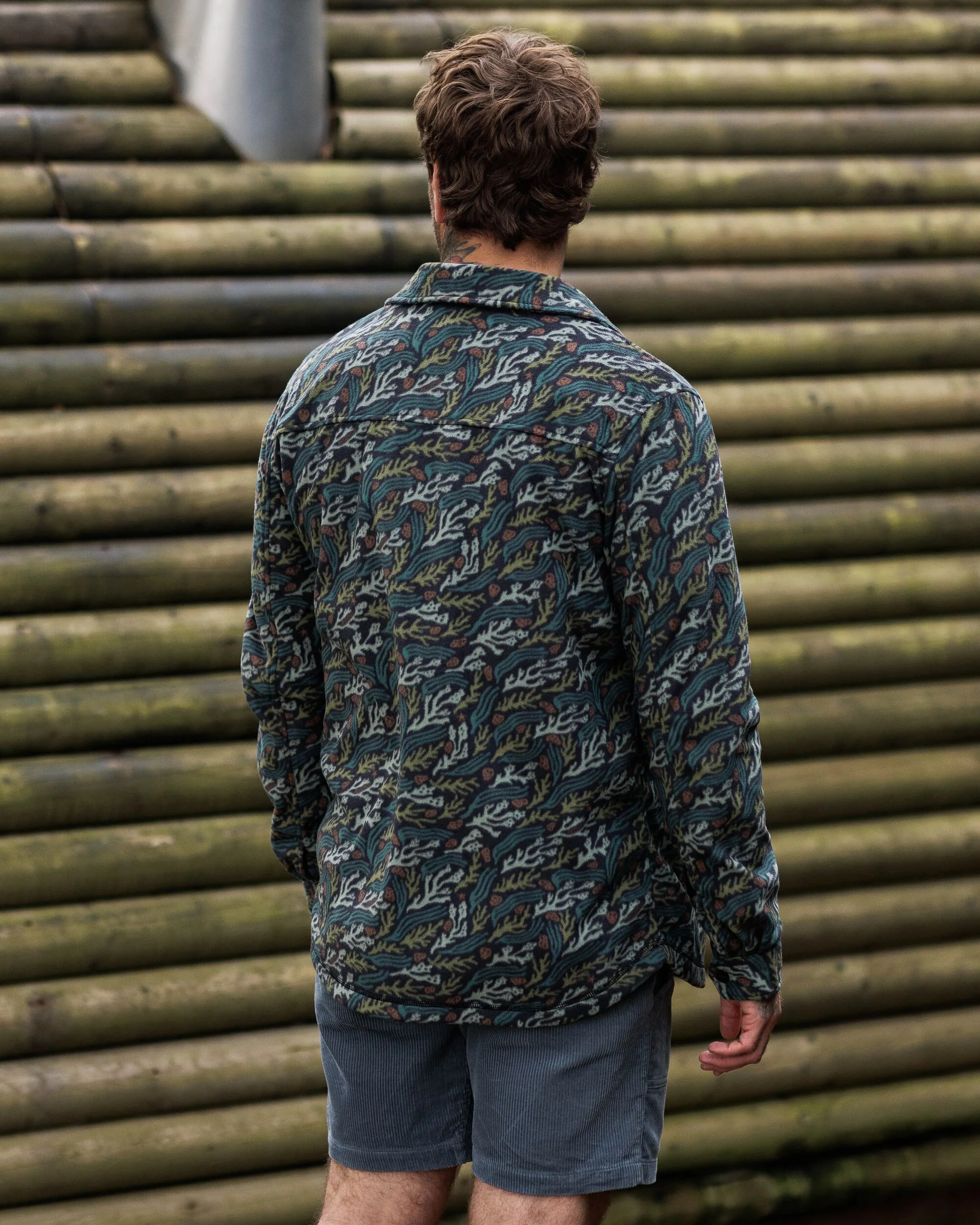 Maple Polar Fleece Shirt - Ocean Current Black - Image 3