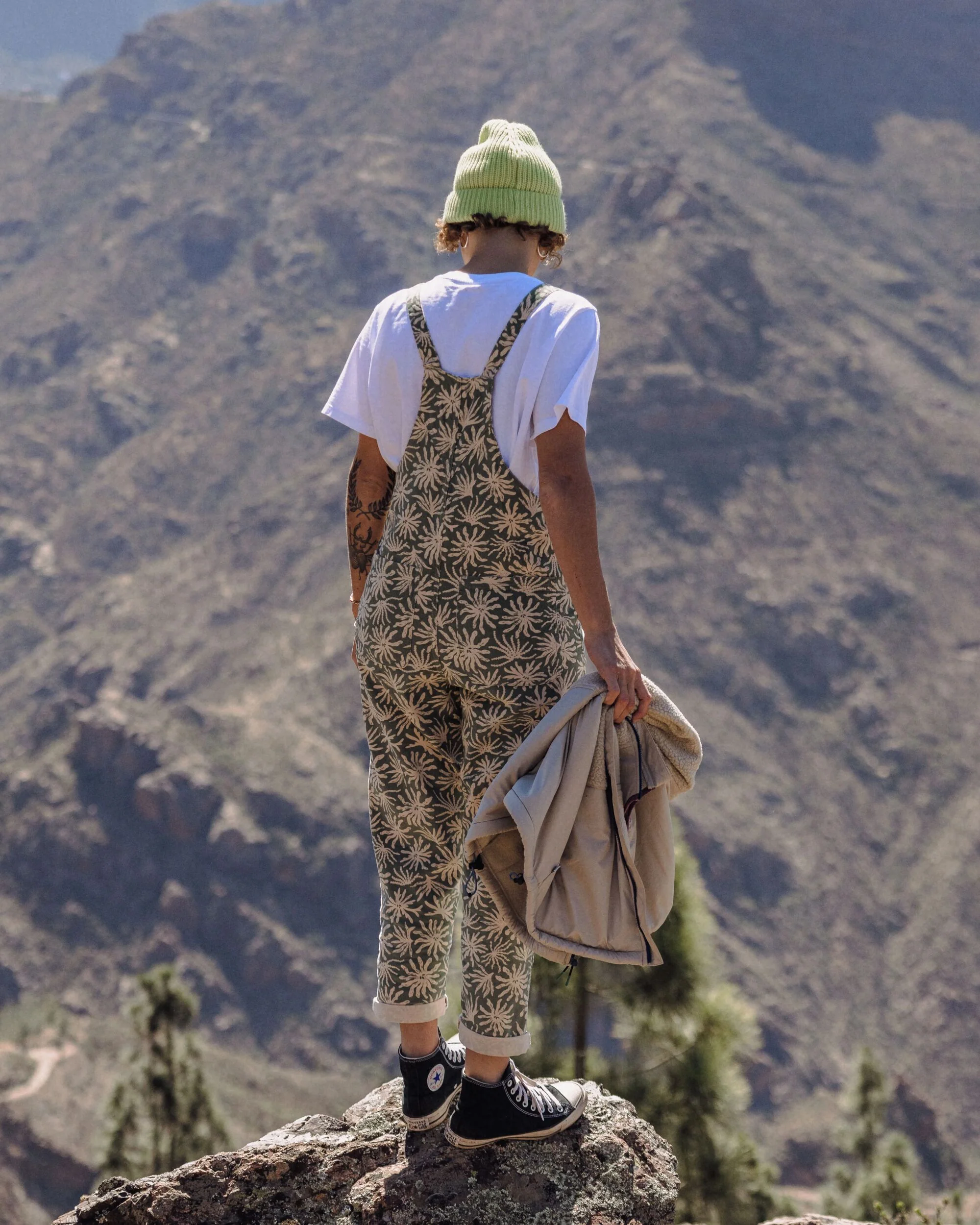 Meadows Organic Cotton Cord Dungarees - Seaweed Pistachio - Image 6