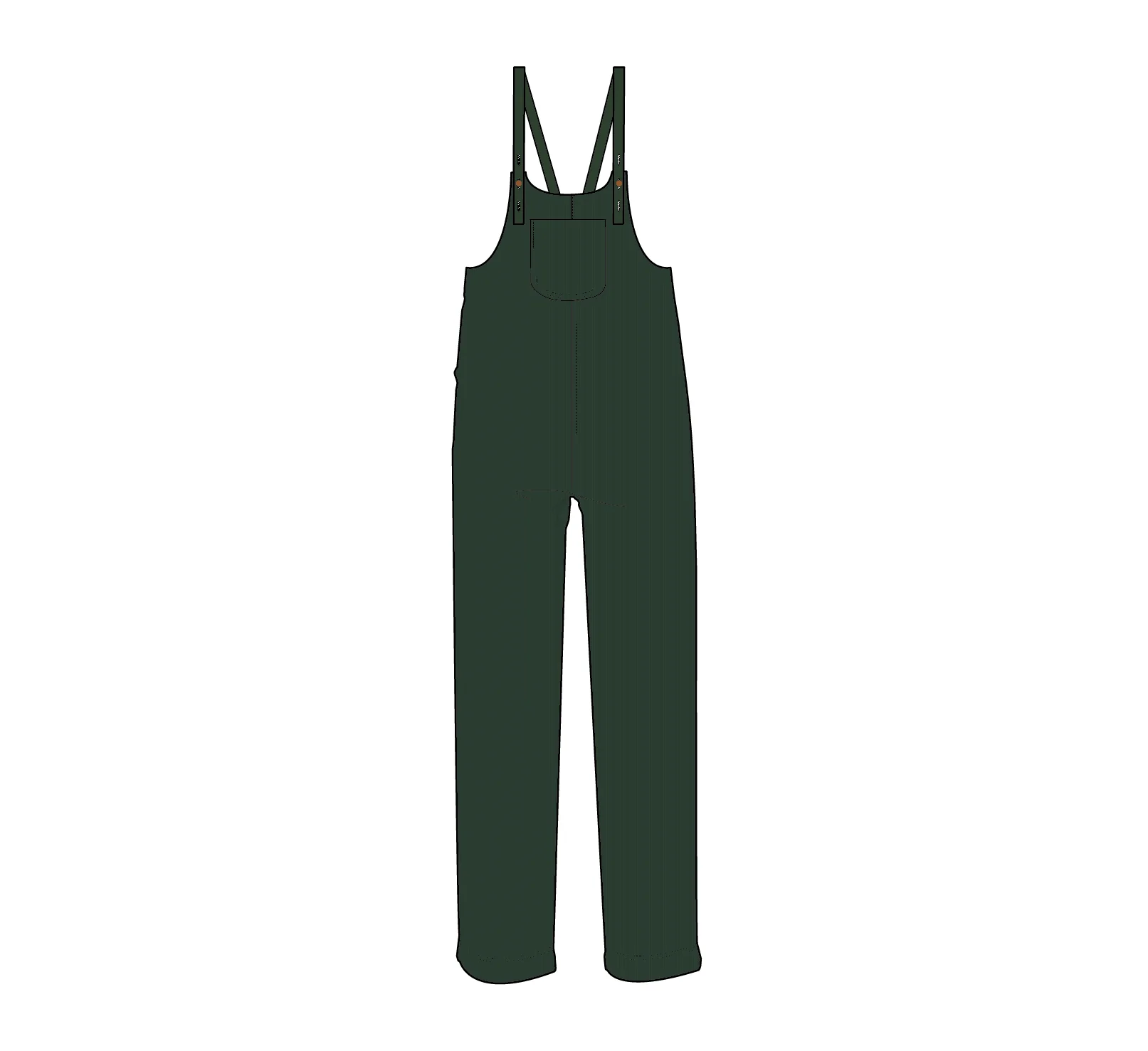 Meadows Organic Cotton Cord Dungarees - Fir Tree - Image 13