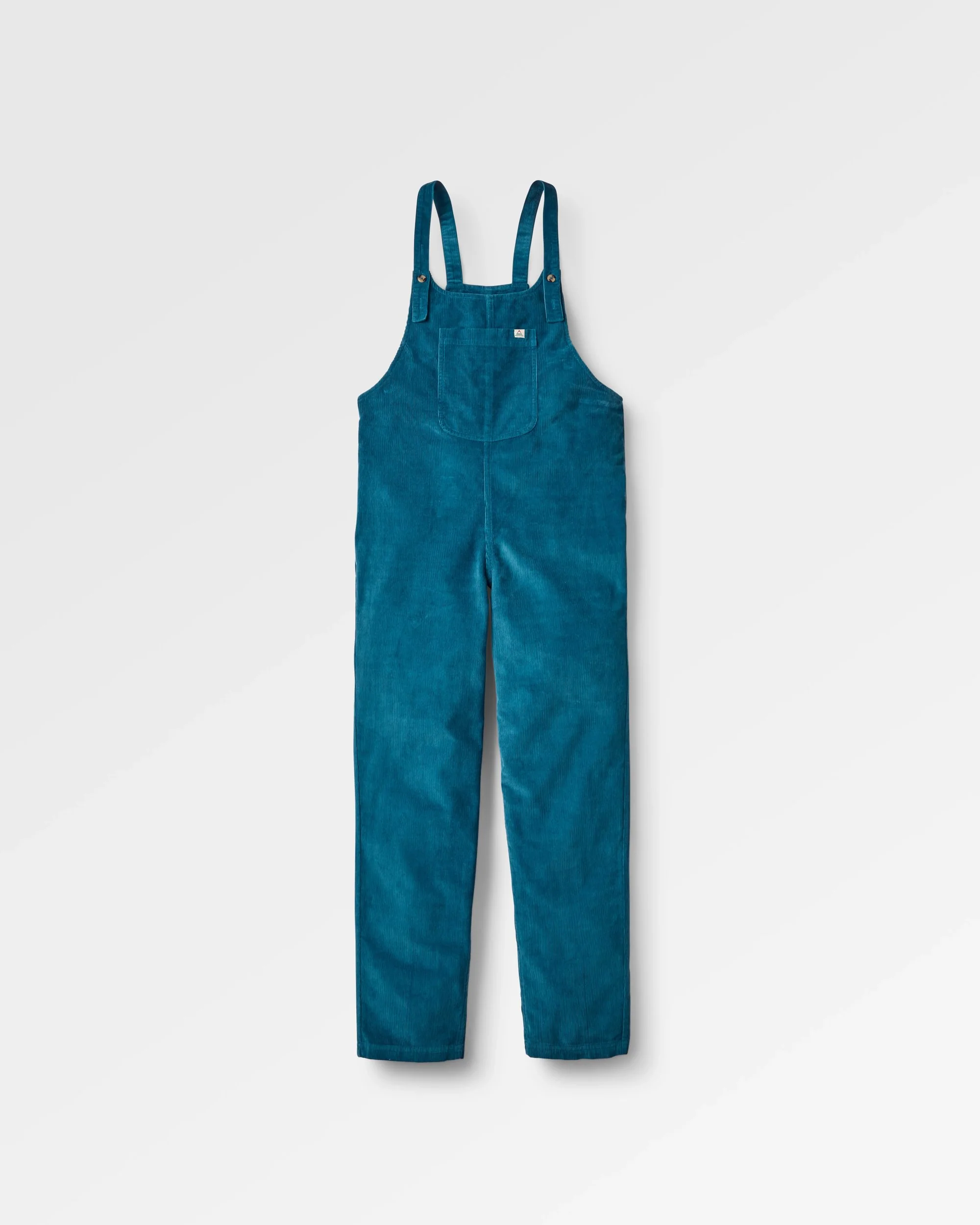 Meadows Organic Cotton Cord Dungarees - Tidal Blue - Image 2