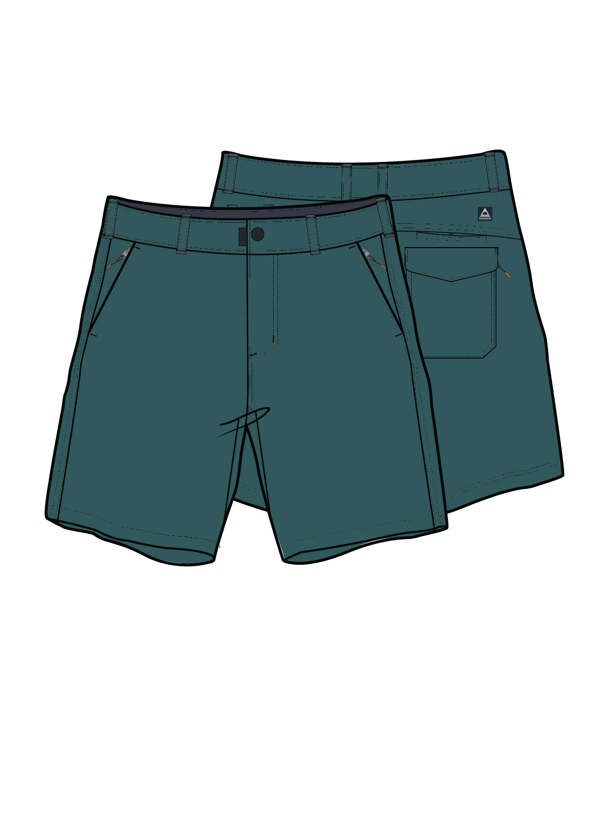 Men's Solscape Active Short - Mediterranean - Image 6