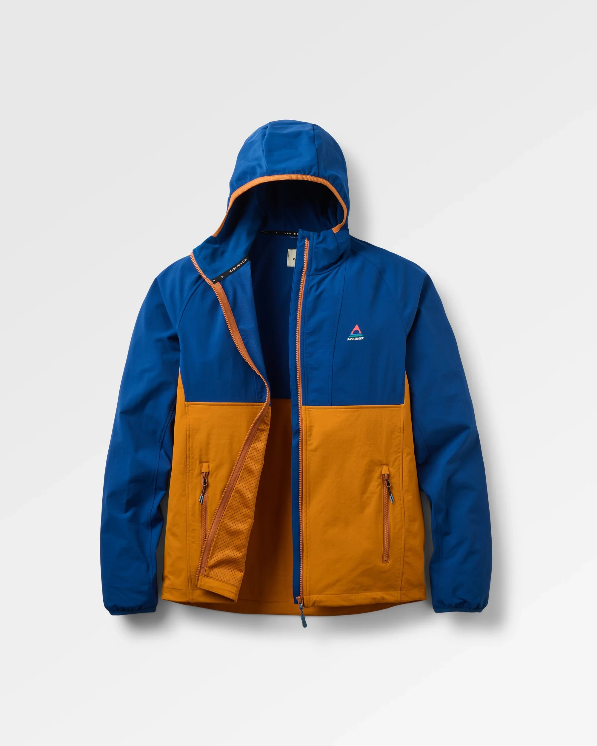 Trailscape Men's Lightweight Softshell Jacket - Blue Navy/Retro Orange - Image 2