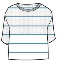 Migrate Organic Knitted Jumper - Blue Pool Stripe - Image 9