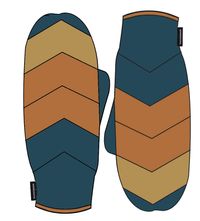 Moonlight Mittens - Tidal Blue Orange Multi - Image 6