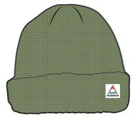 Moss Double Layer Waffle Beanie - Pear Green - Image 5
