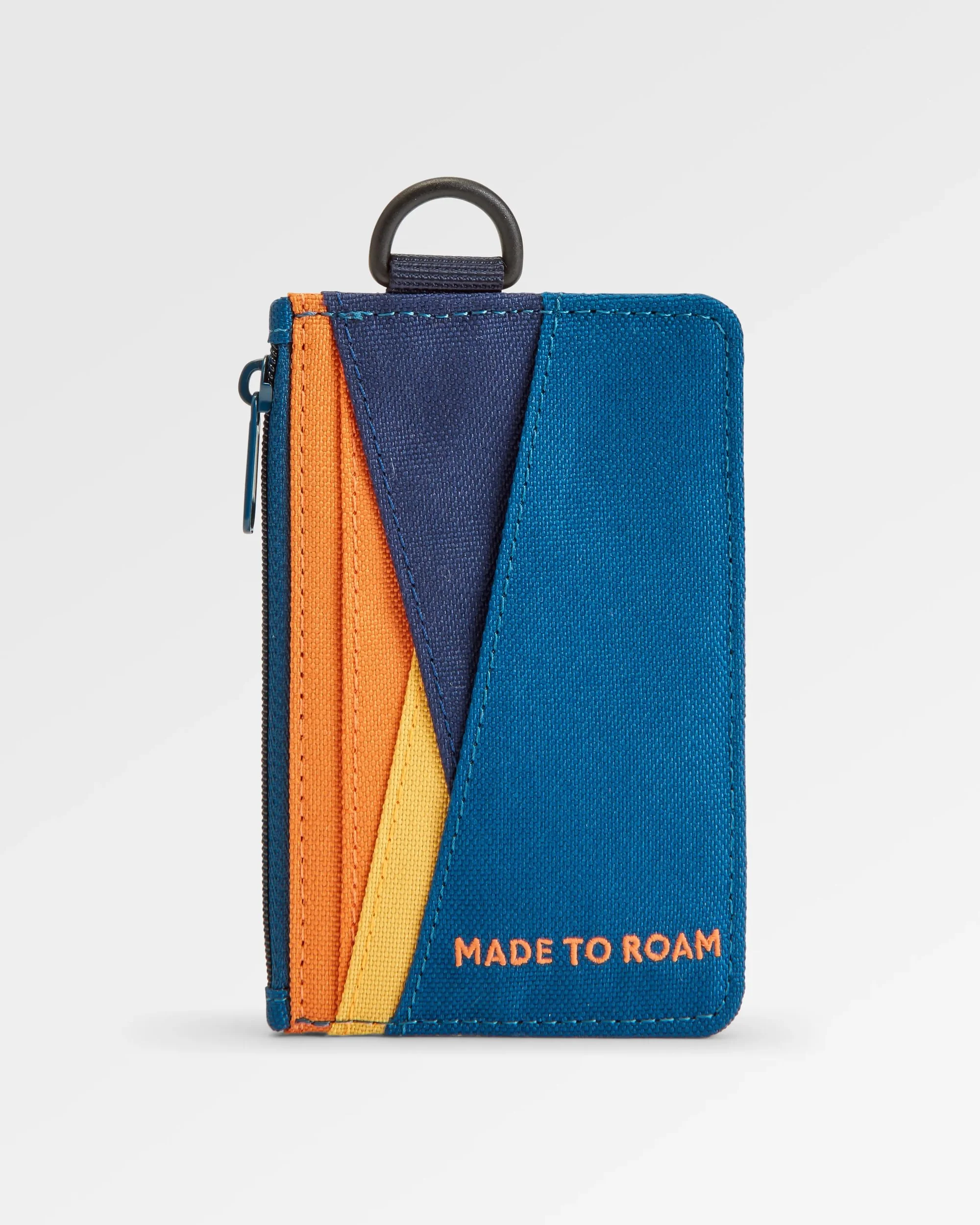 Mountain Card Holder - Tidal Blue Orange Multi