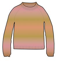 Mountainside Mock Neck Knitted Jumper - Apricot - Image 6