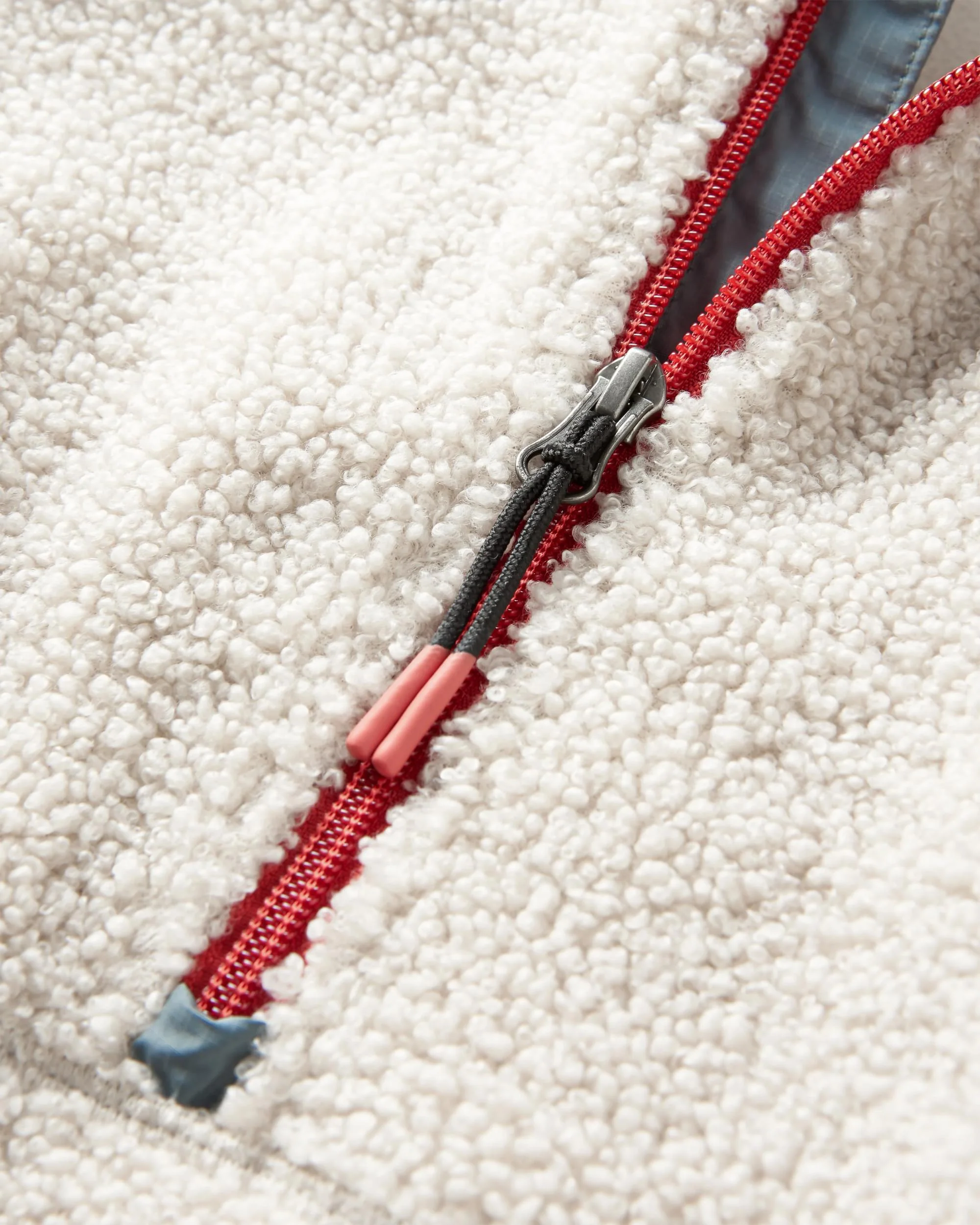 Muse Polar-Lined Sherpa Fleece - Pebble Grey - Image 8