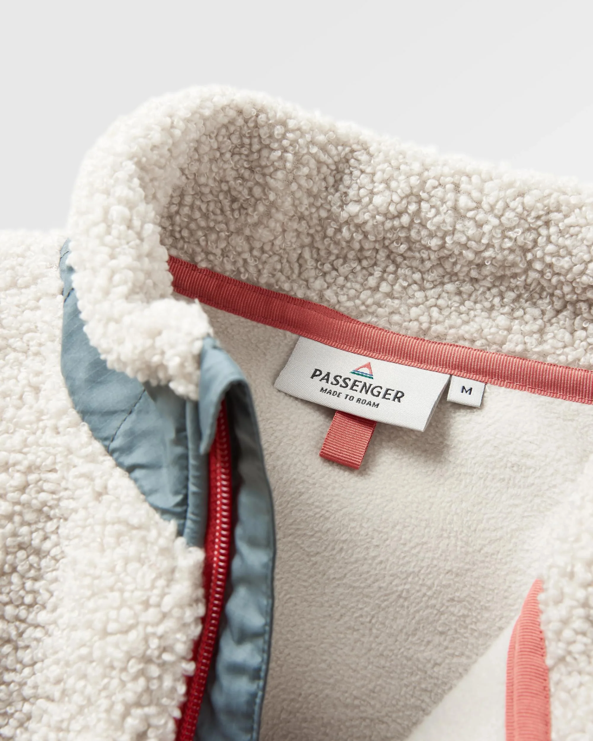 Muse Polar-Lined Sherpa Fleece - Pebble Grey - Image 9