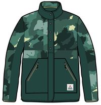 Navegado Soft-Touch Sherpa Fleece - Alpine Camo Rain Forest - Image 12