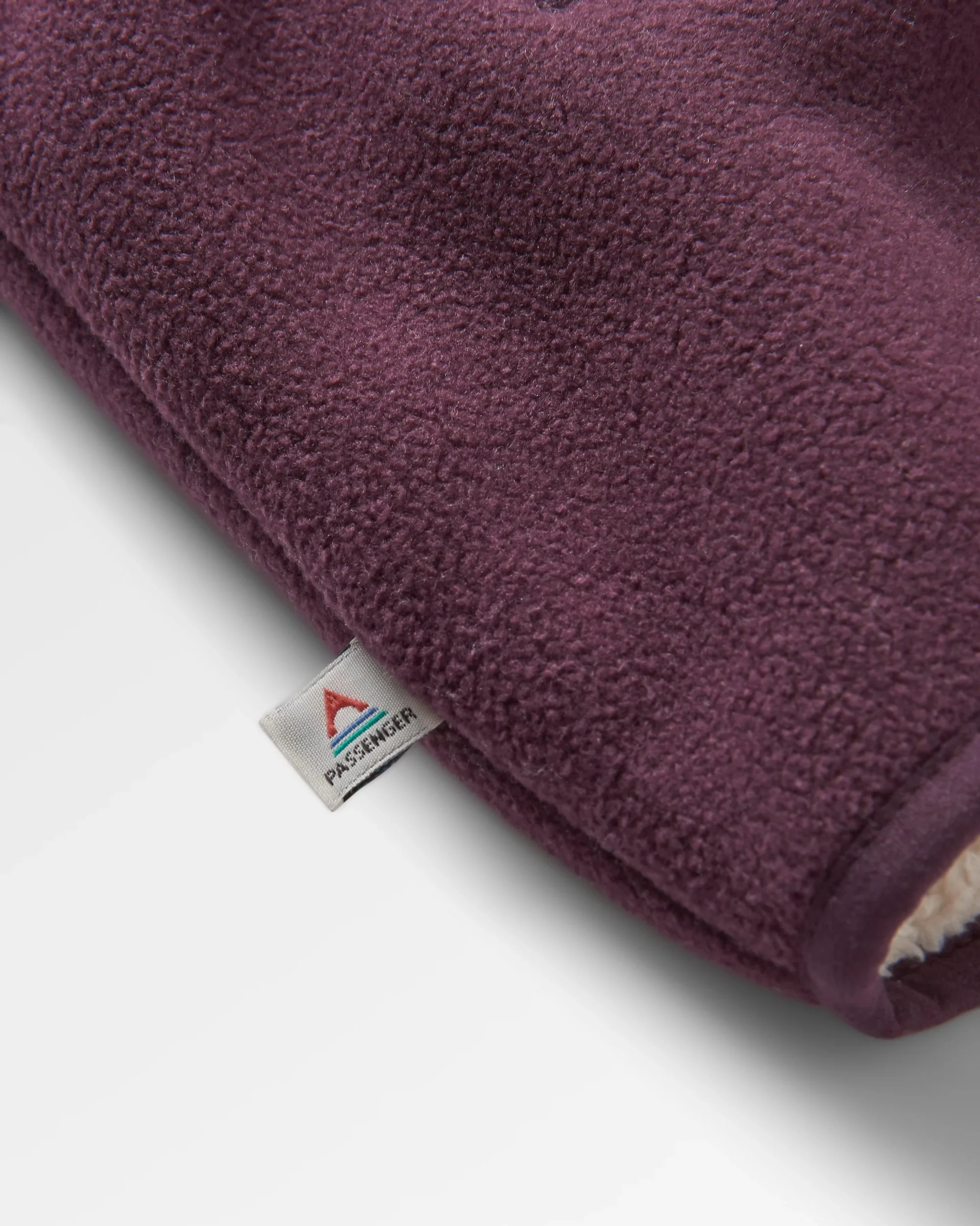 Nestling Polar-Lined Sherpa Fleece - Deep Plum - Image 6
