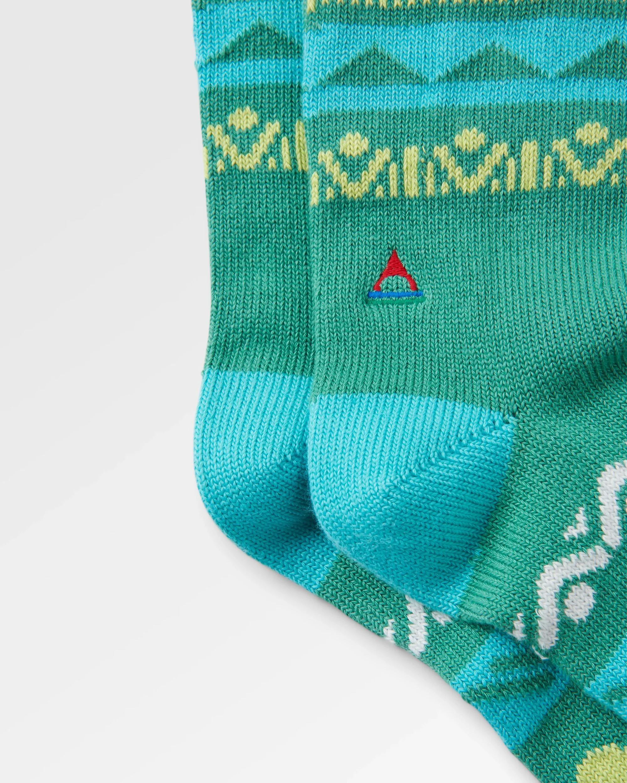 Nettle Organic Patterned Socks - Arctic - Image 2