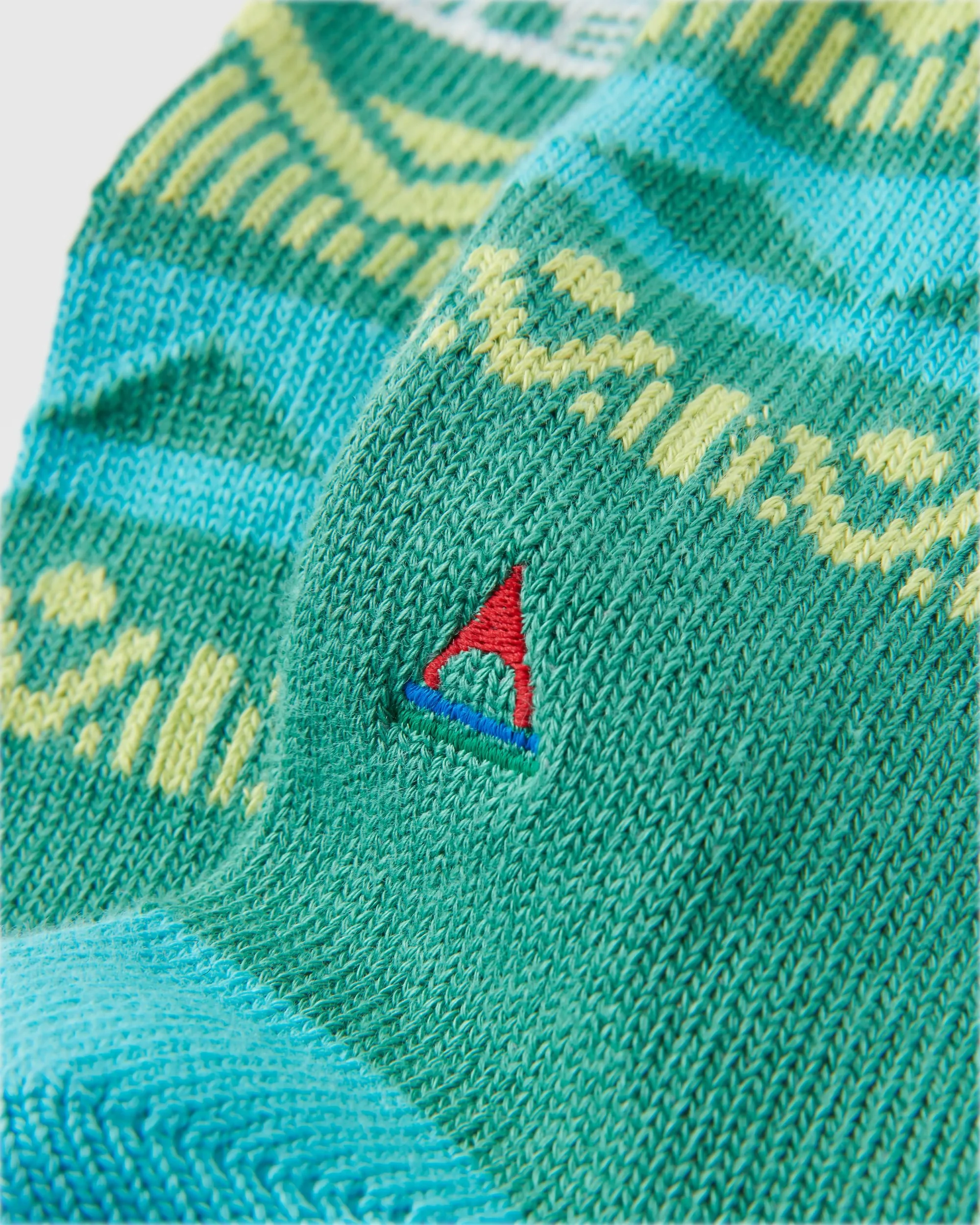 Nettle Organic Patterned Socks - Arctic - Image 3