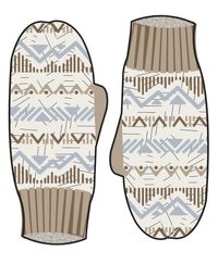 Nettle Fleece Lined Mittens - Birch - Image 7