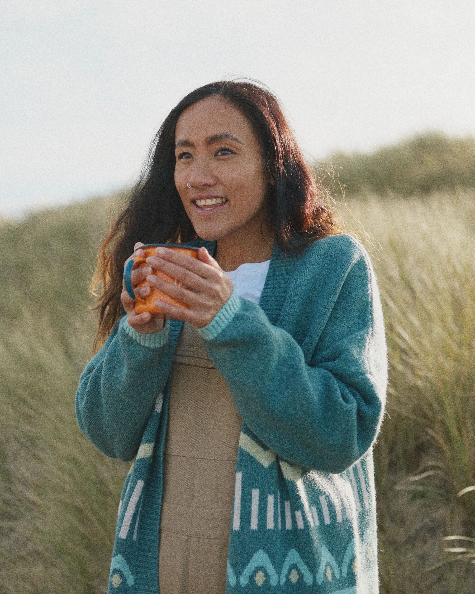 Nettle Knitted Cardigan - Arctic - Image 3