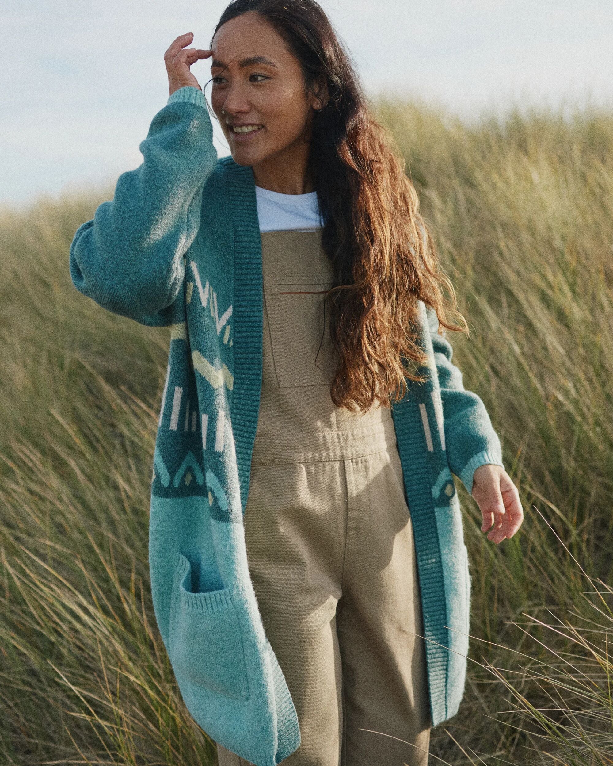 Nettle Knitted Cardigan - Arctic - Image 4