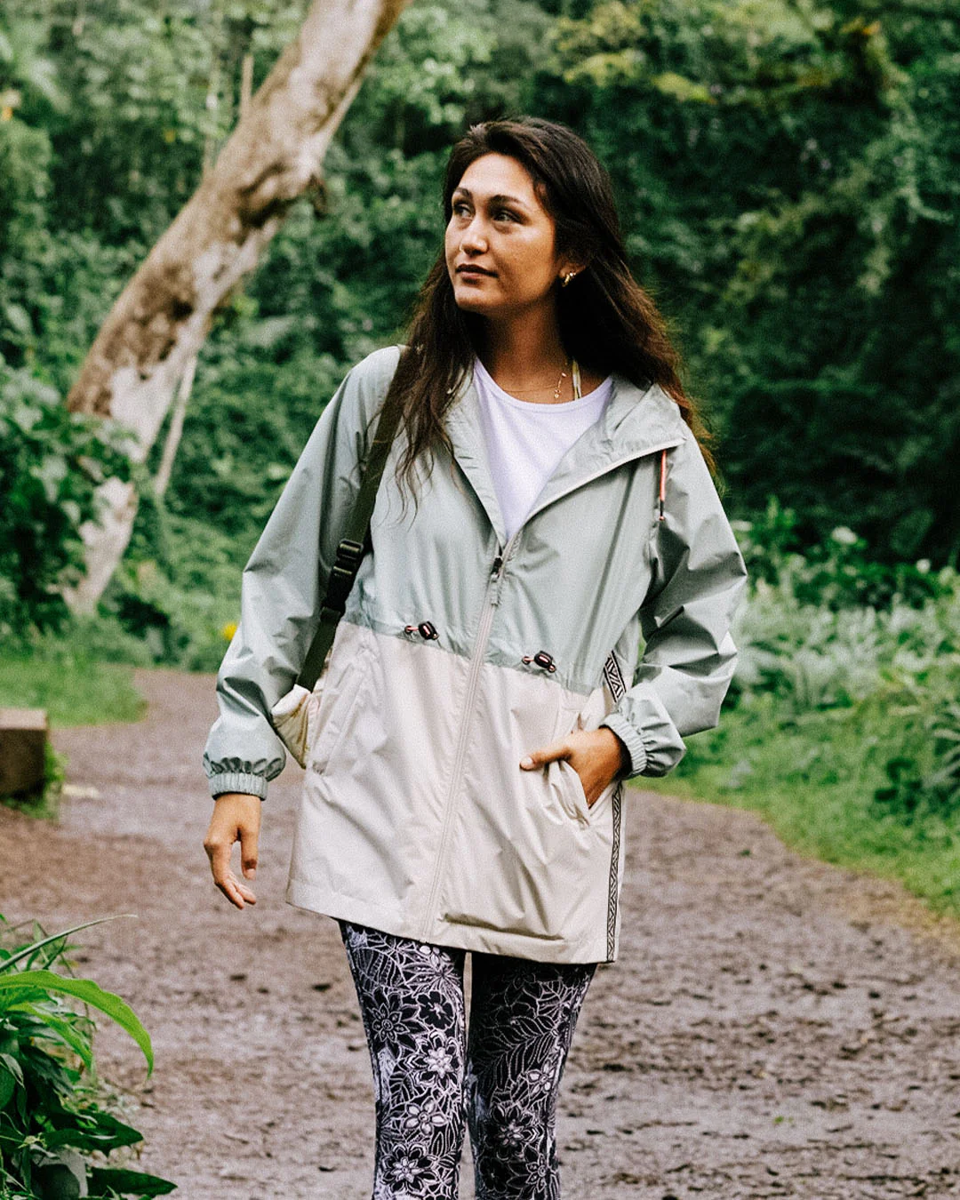 Nimbin Full Zip Water Resistant Jacket - Pistachio