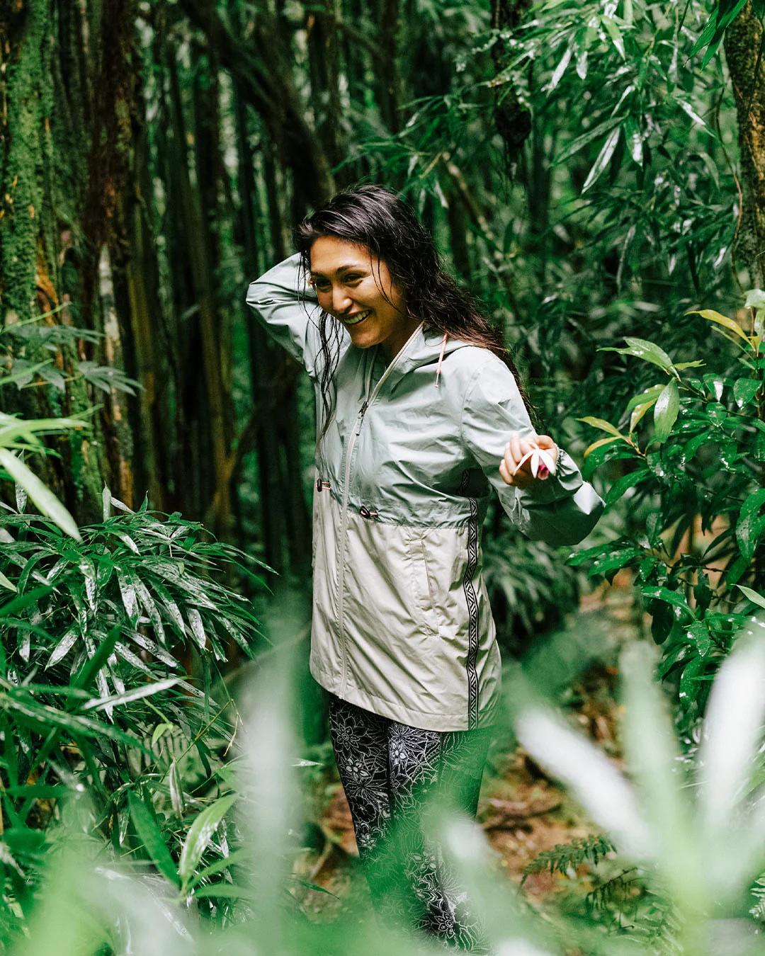 Nimbin Full Zip Water Resistant Jacket - Pistachio - Image 4