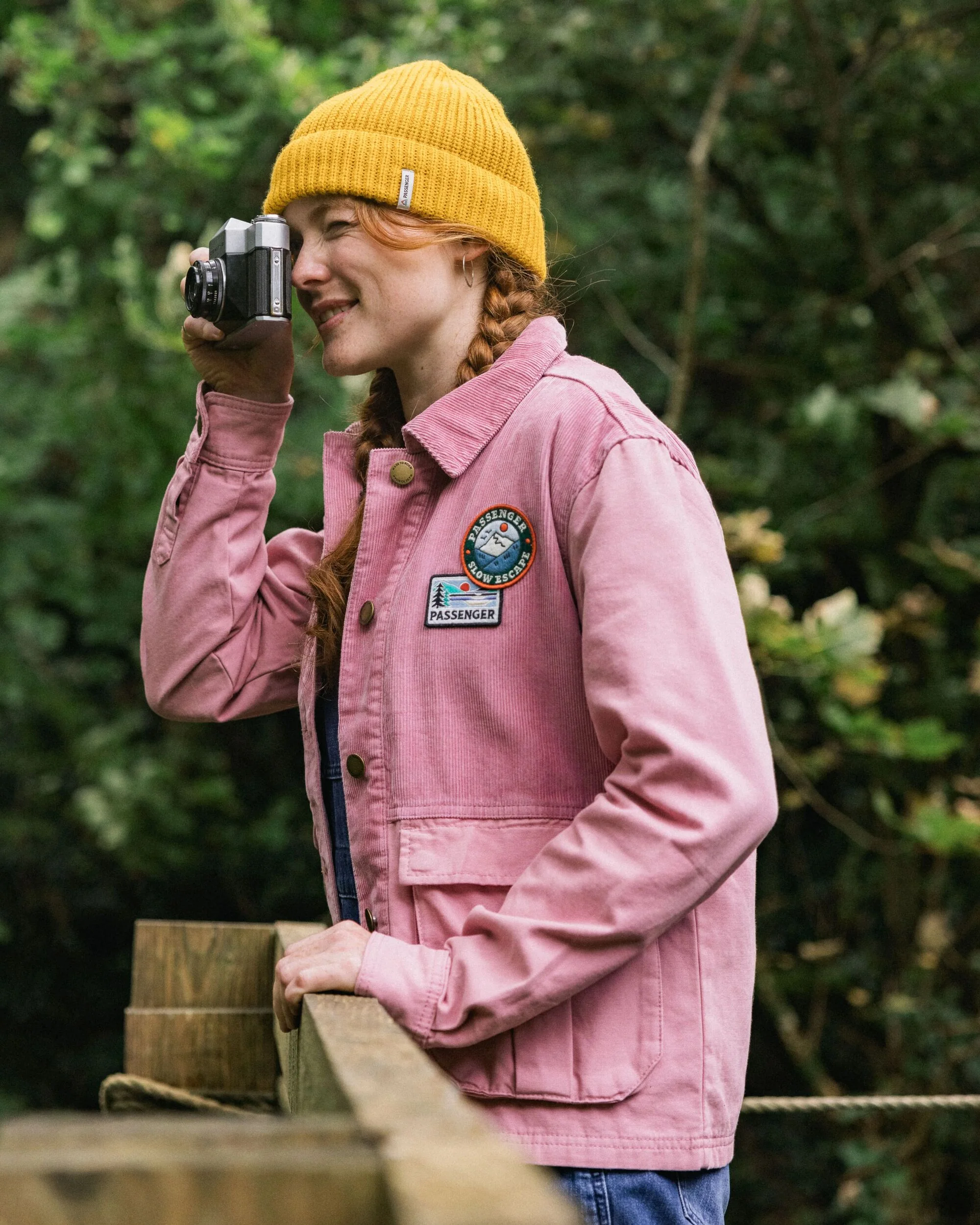 Nomad Corduroy Overshirt - Pink Haze - Image 5