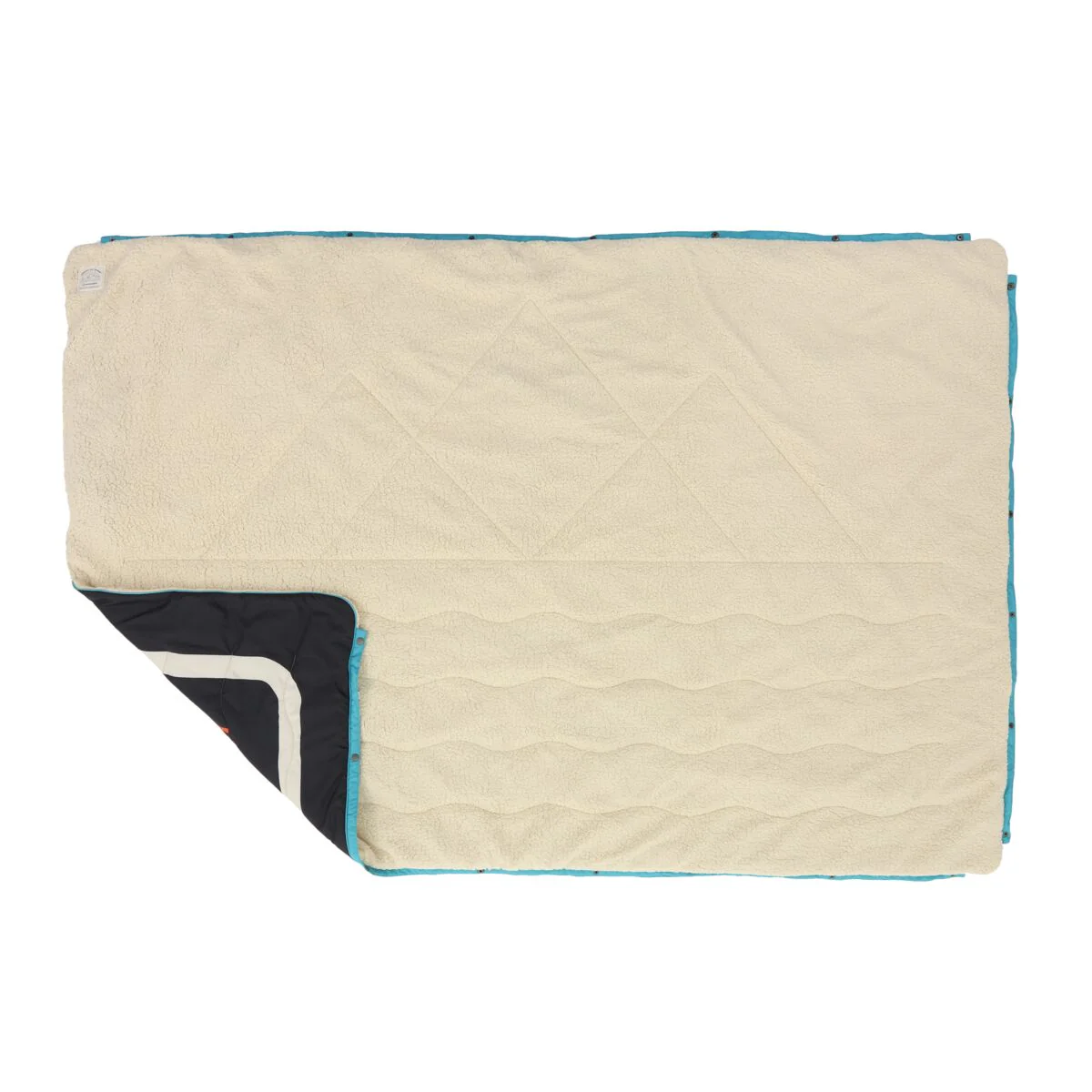 Nomadic Sherpa Blanket - Black 'Nowhere Bound' Print - Image 13