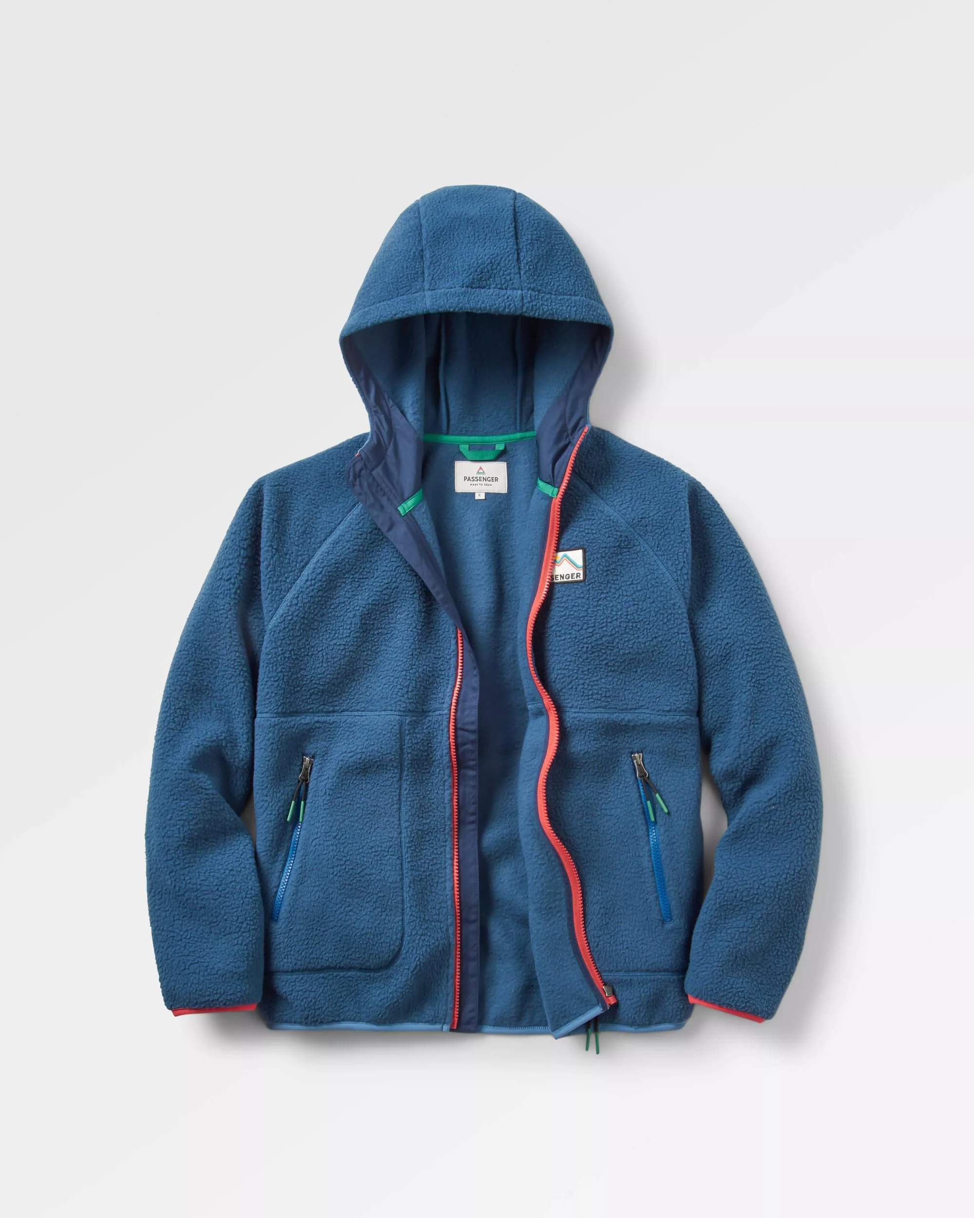 North Coast Full Zip Sherpa Fleece - Dark Denim - Image 2