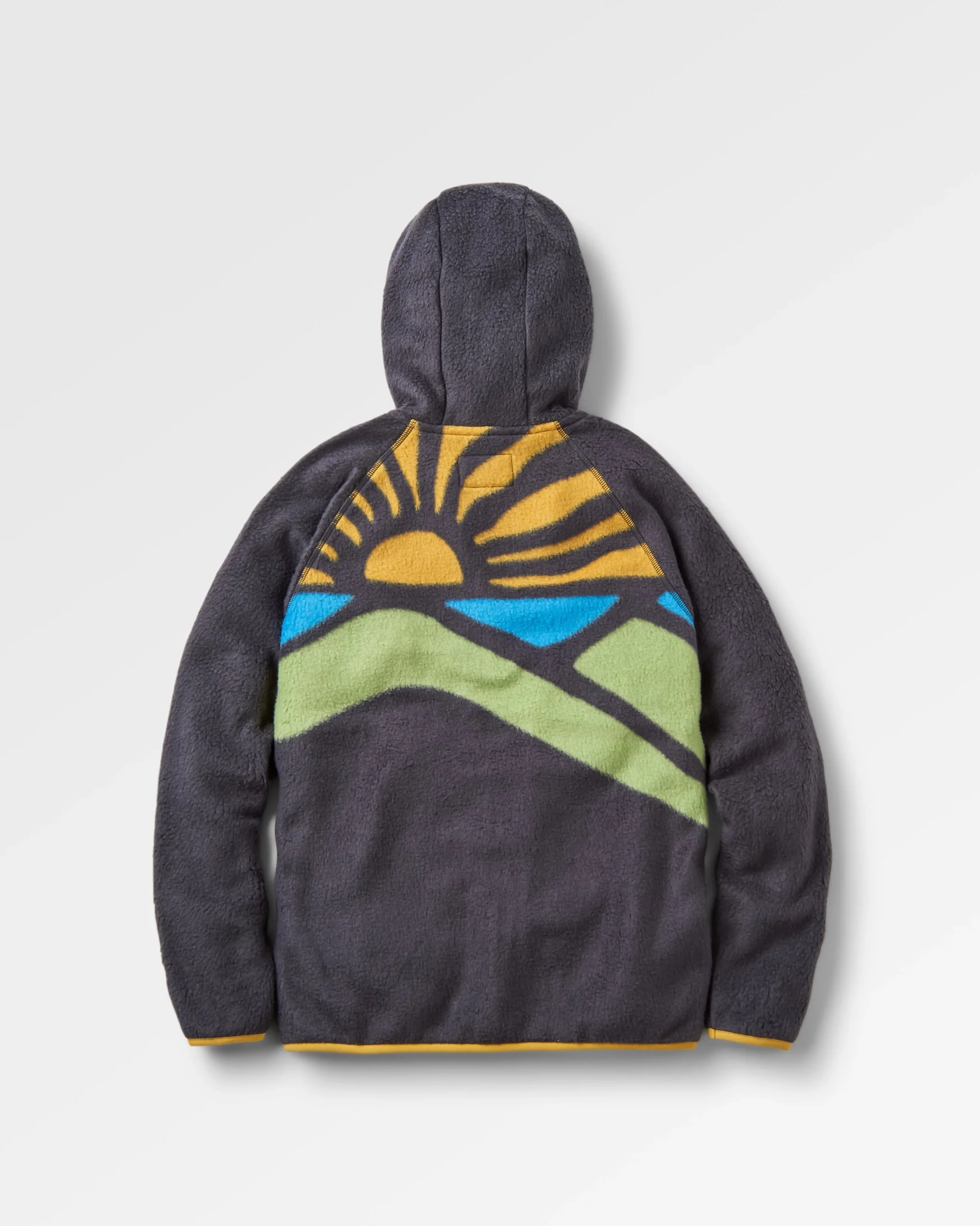 North Coast Vista Full Zip Sherpa Fleece - Faded Black