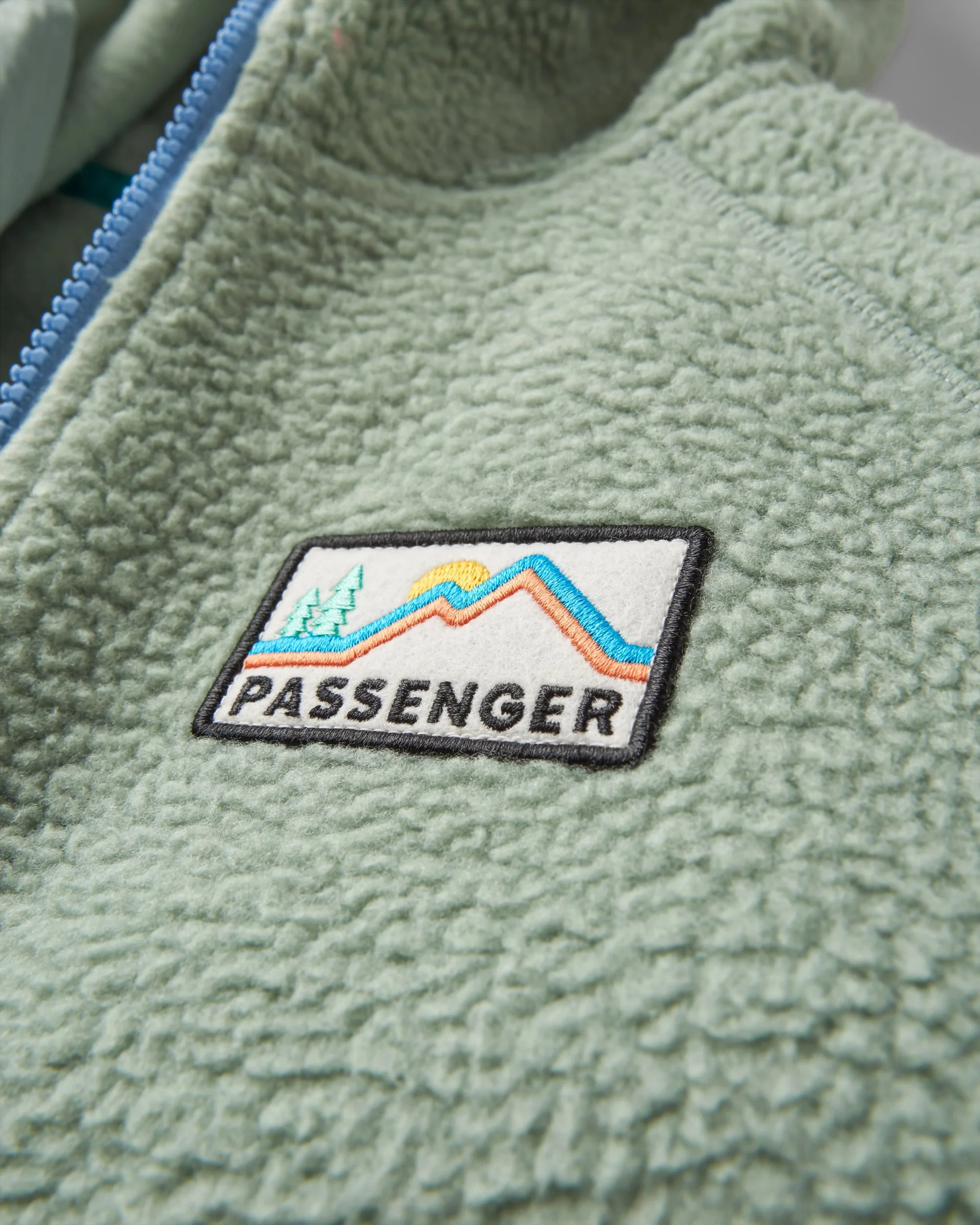 North Coast Full Zip Sherpa Fleece - Pistachio - Image 6