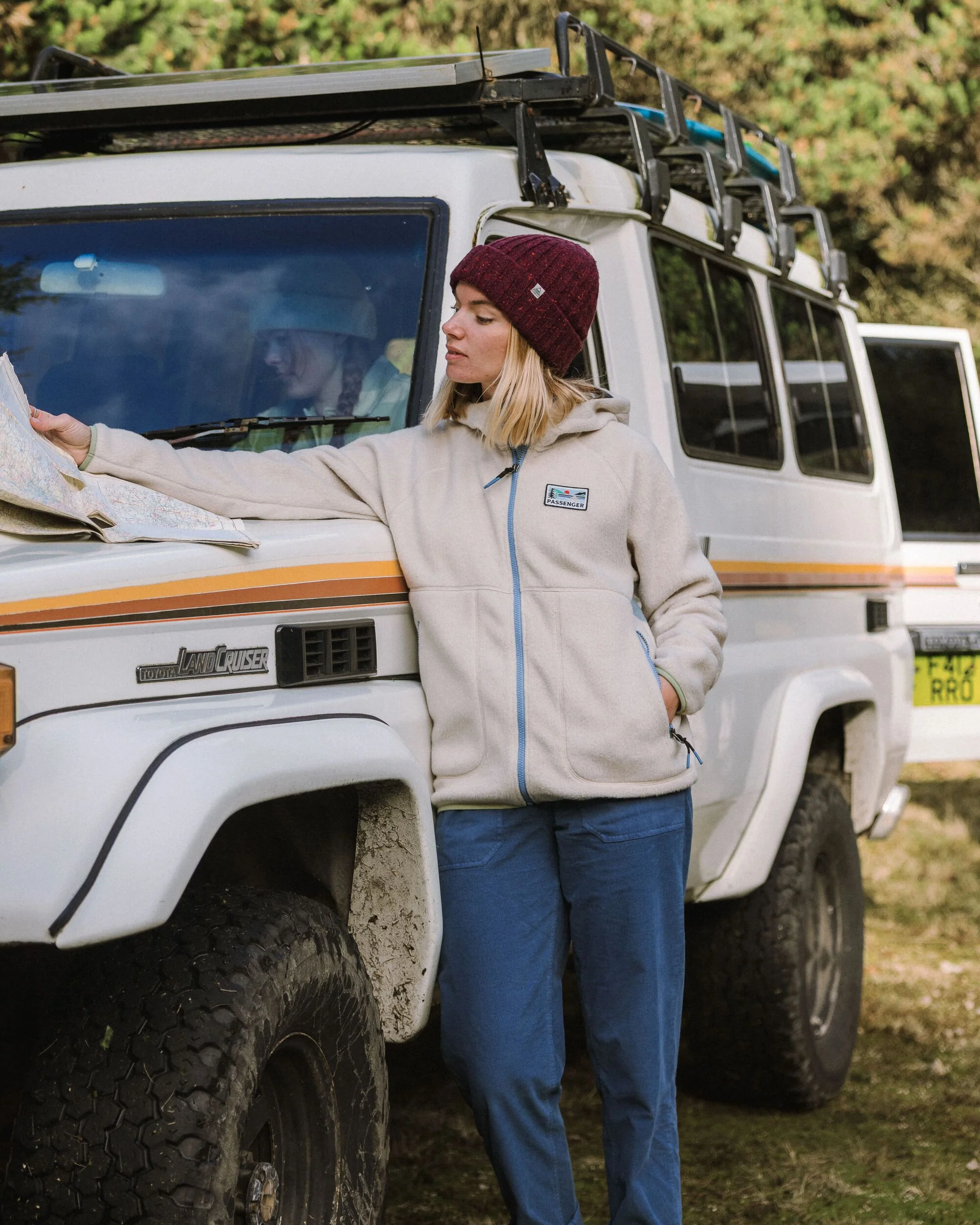 North Coast Vista Full Zip Sherpa Fleece - Oatmeal - Image 3