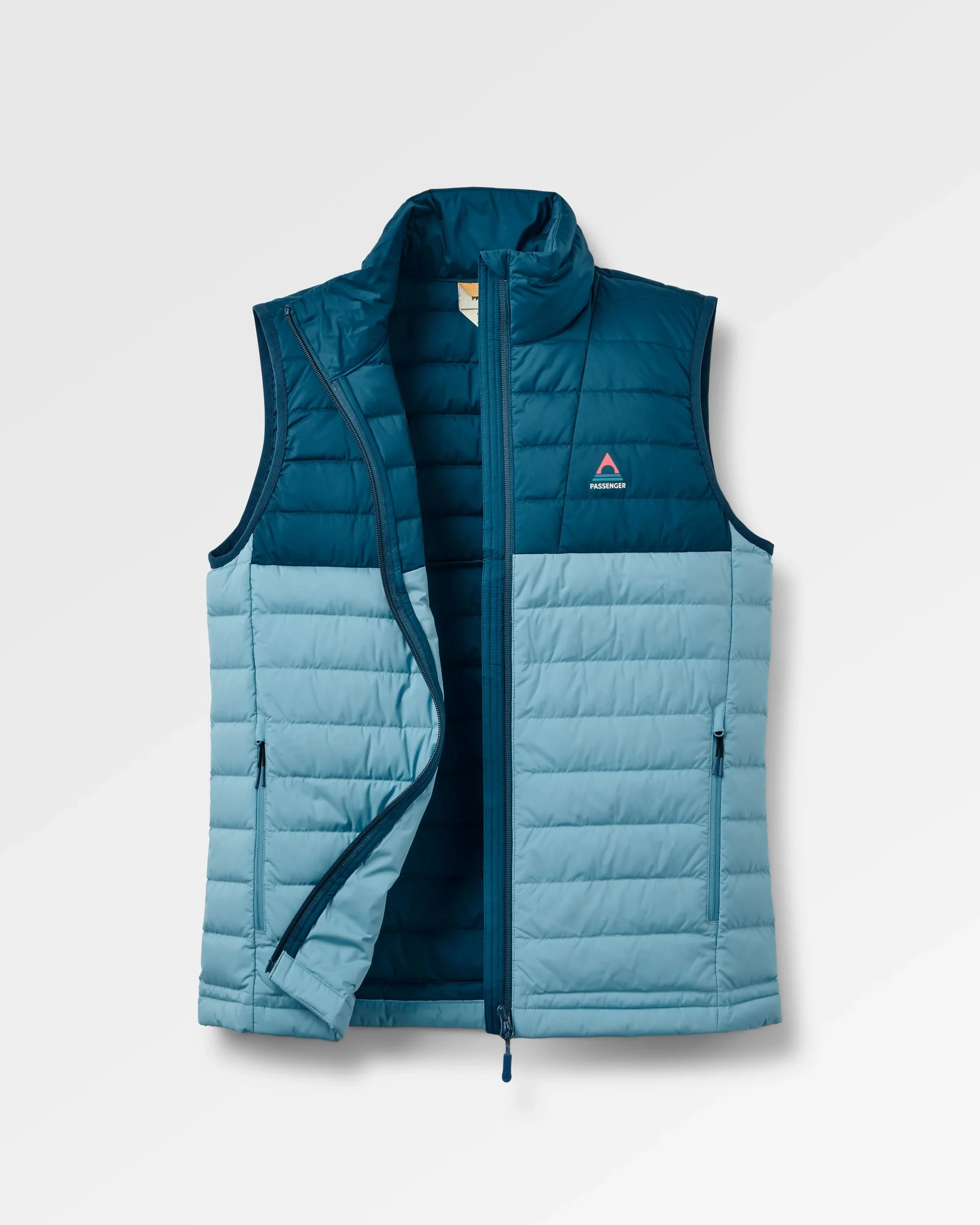 Northstar Down Gilet - Retro Blue/Tidal Blue - Image 2