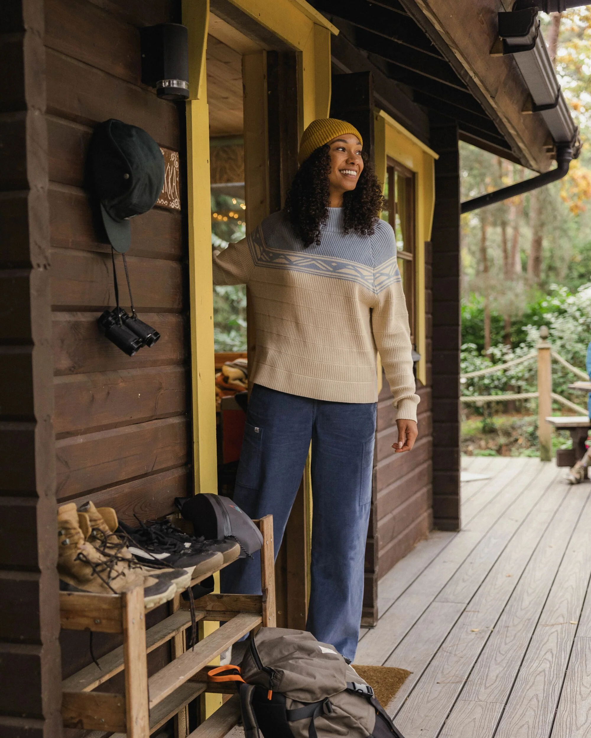Nurture Organic Cotton Jumper - Faded Denim - Image 3
