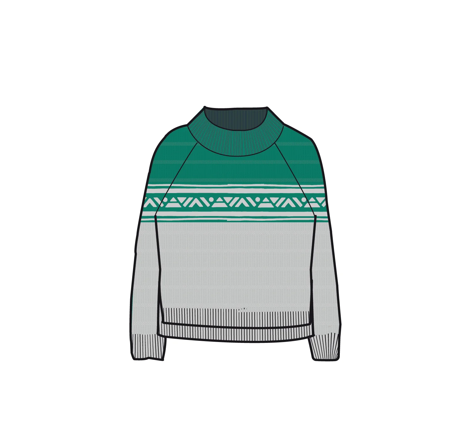 Nurture Organic Cotton Jumper - Greenlake - Image 6