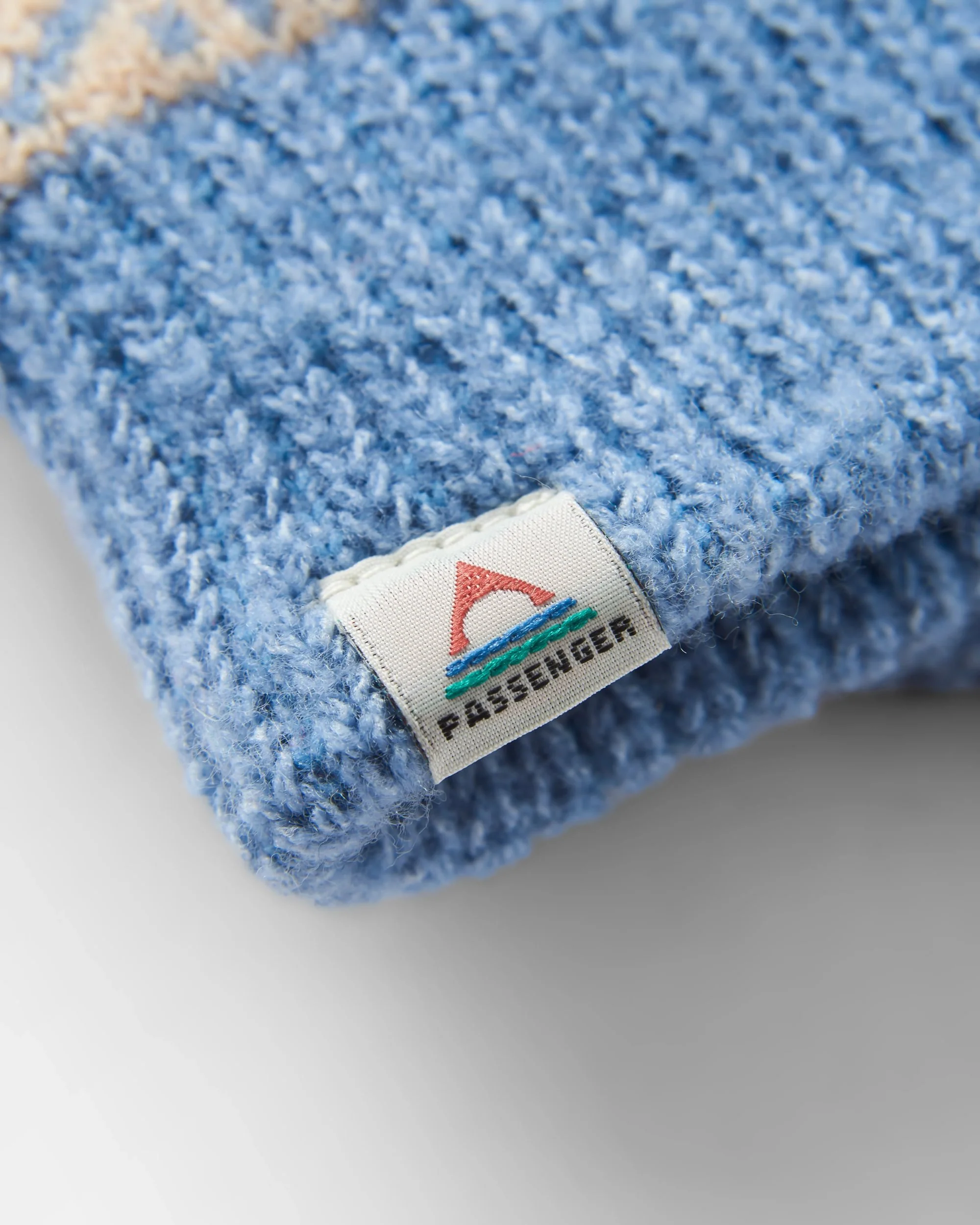 Nurture Knitted Gloves - Faded Denim/Stone - Image 4