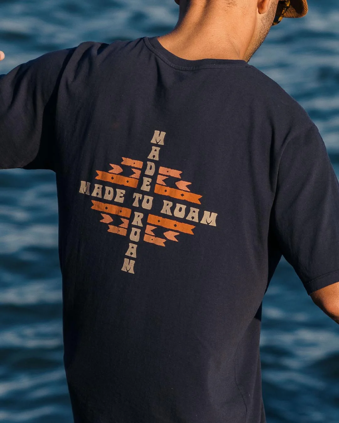 Oar T-Shirt - Deep Navy - Image 4