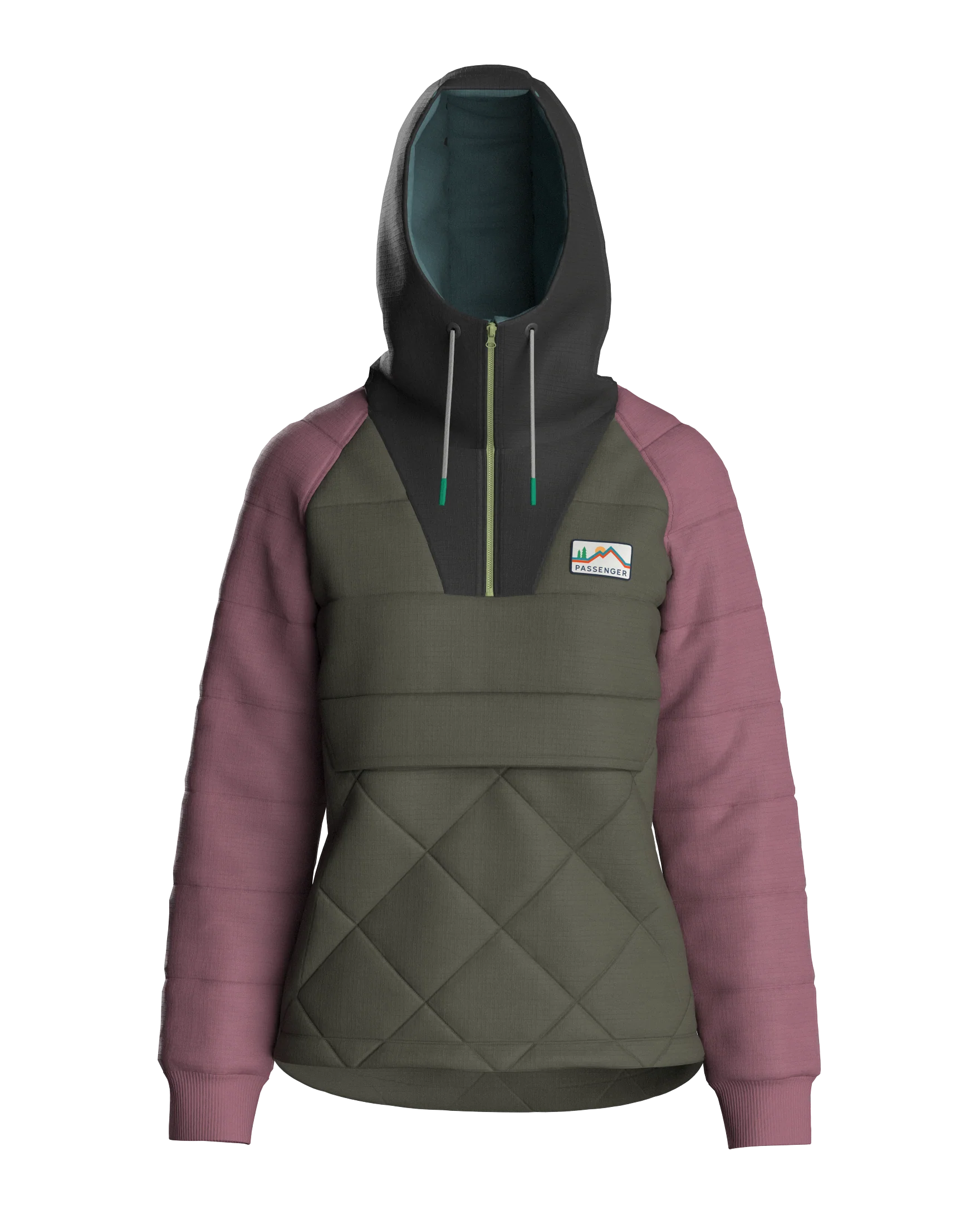 Ocean Insulated Anorak - Dusty Olive - Image 12