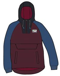 Ocean Insulated Anorak - Windsor Wine - Image 9