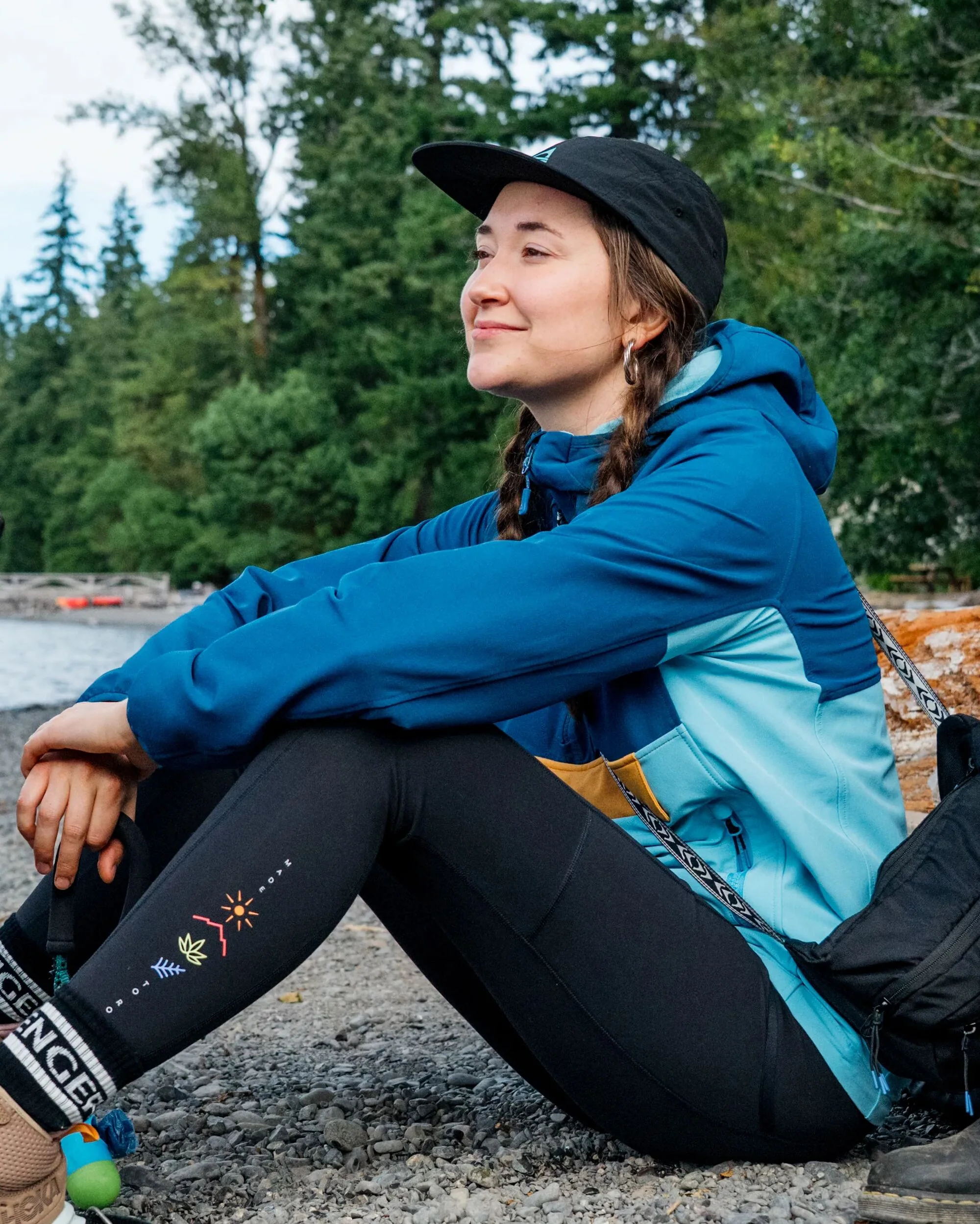 Ocean Softshell Anorak - Retro Blue/Tidal Blue - Image 4